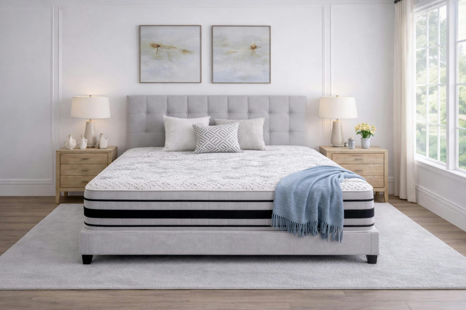 Rackhams Cashmere 2000 Memory Foam Pocket Spring Mattress - 25Cm - Double