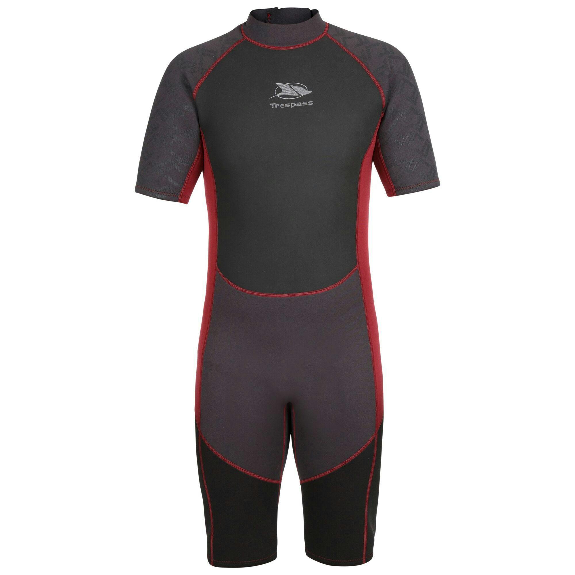 Trespass Men's Black/Red Argon Wetsuit - Xs