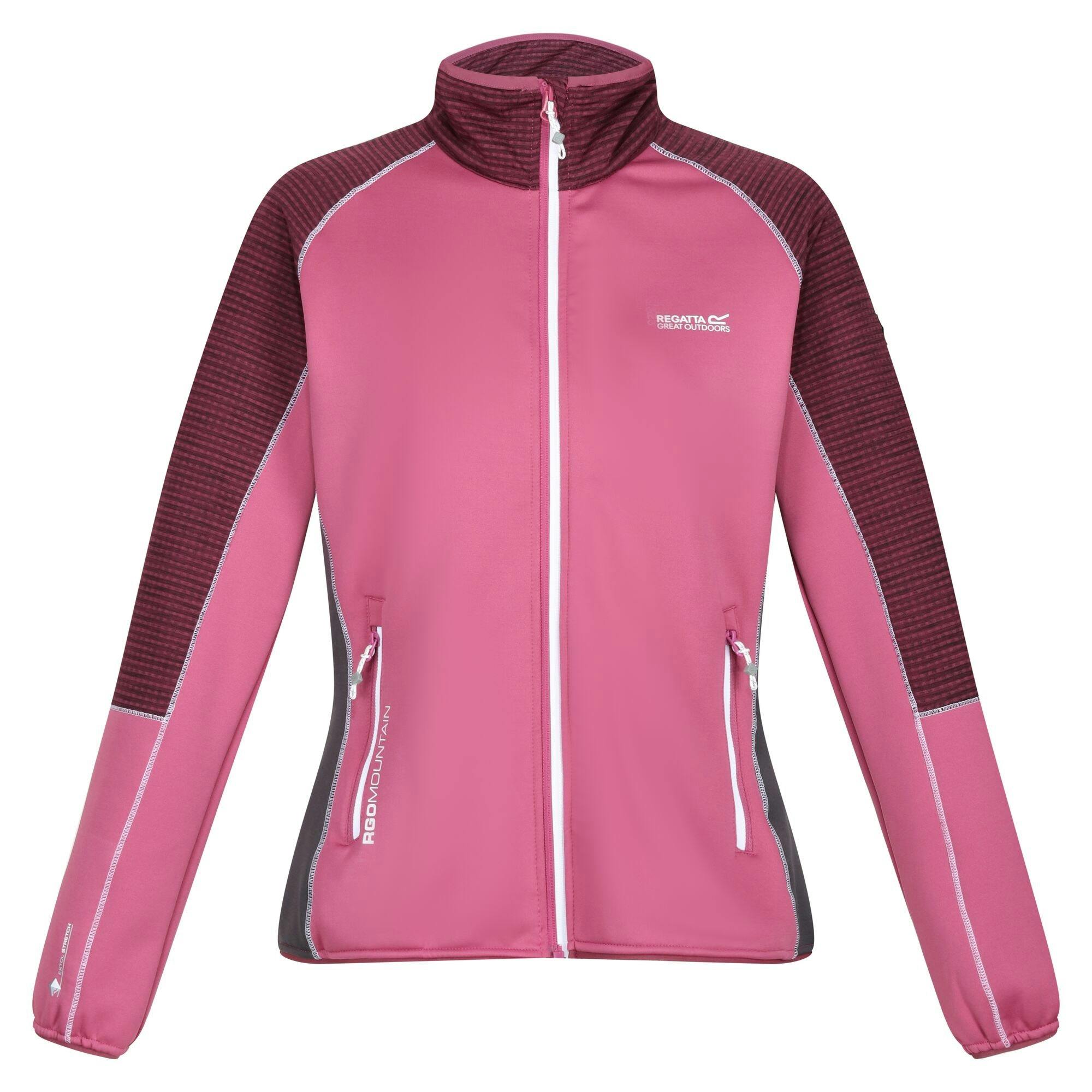 Regatta Women's / Yare Vi Lightweight Jacket - Violet/Amaranth Haze - 12 Uk - Violet/Amaranth Haze - 90% Polyester/10% Elastane
