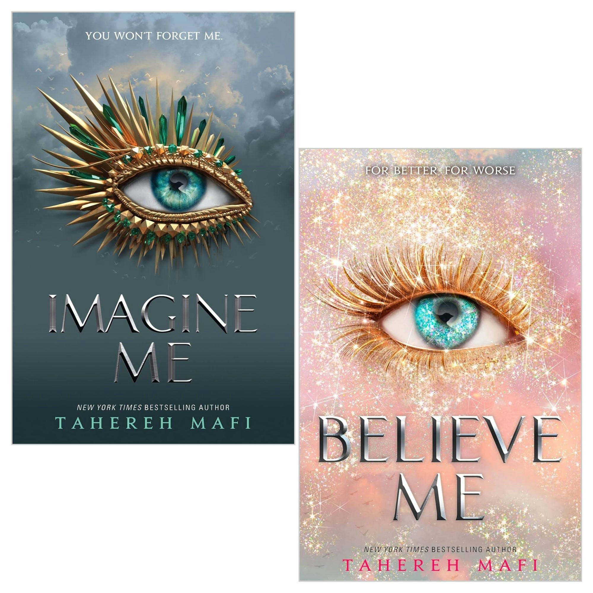 Various Publishers Shatter Me Series 2 Books Set By Tahereh Mafi (Imagine Me And Believe Me)