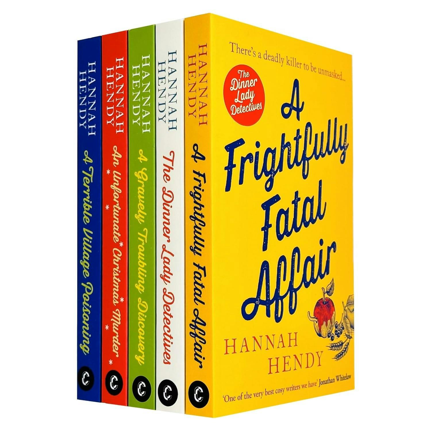 Various Publishers The Dinner Lady Detectives 5 Book Collection Set By Hannah Hendy – Cozy Village Murder Mystery Collection