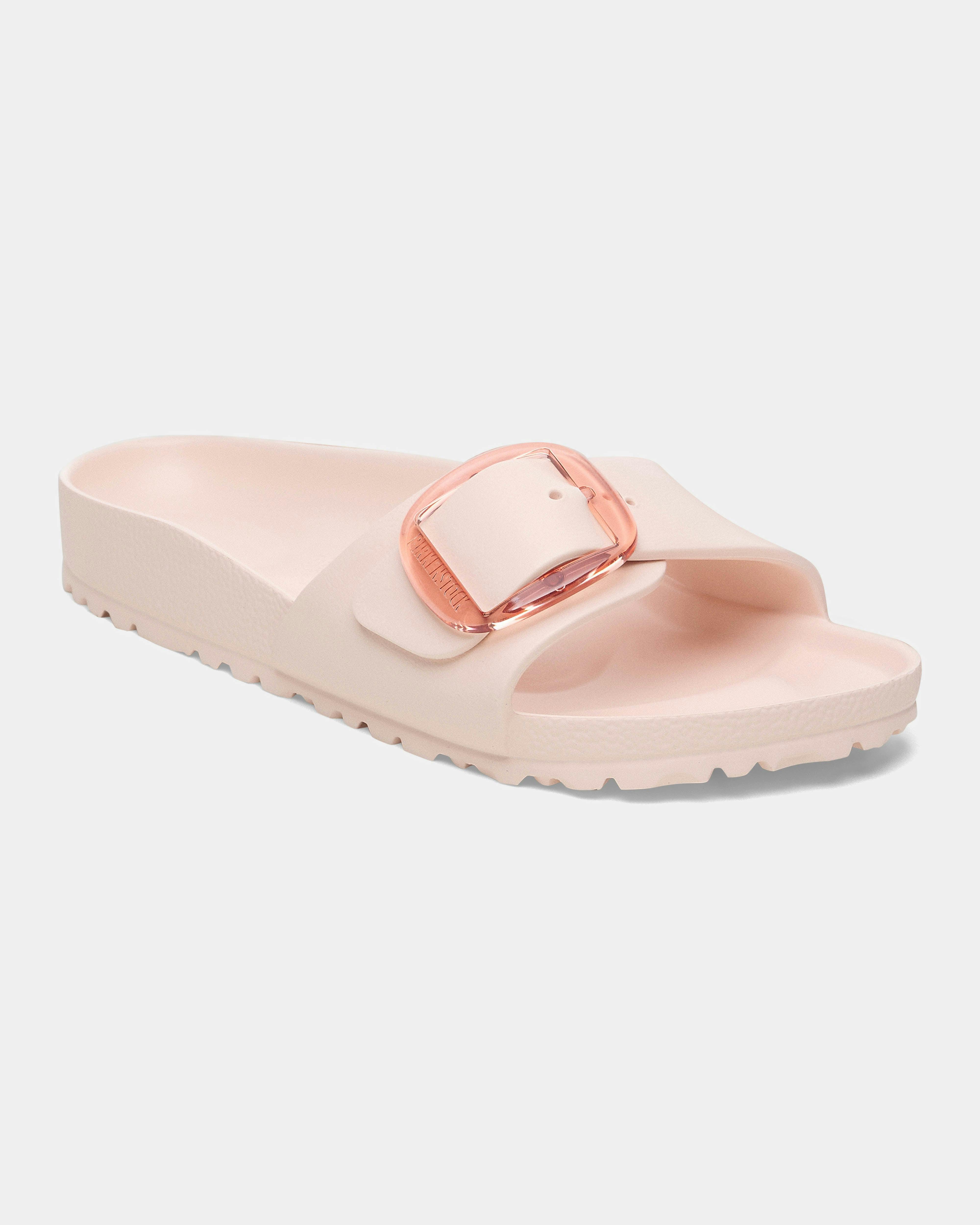 Birkenstock Women's Light Madrid Big Buckle Eva Sandals - Rose - Rose - Uk5 Eu38 Narrow