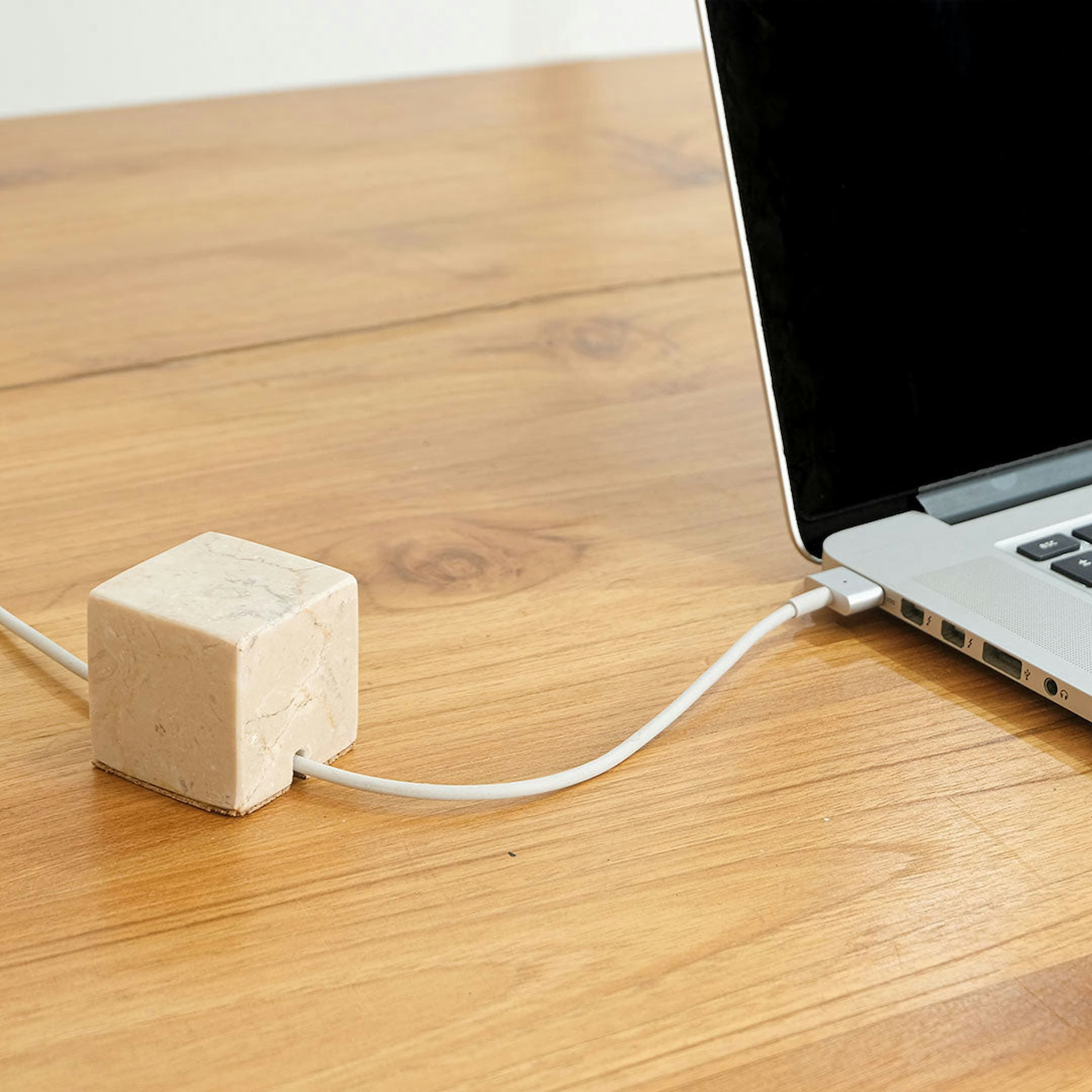 Coastal Villa Homeware Beige Marble Cable Holder - 3 Colours