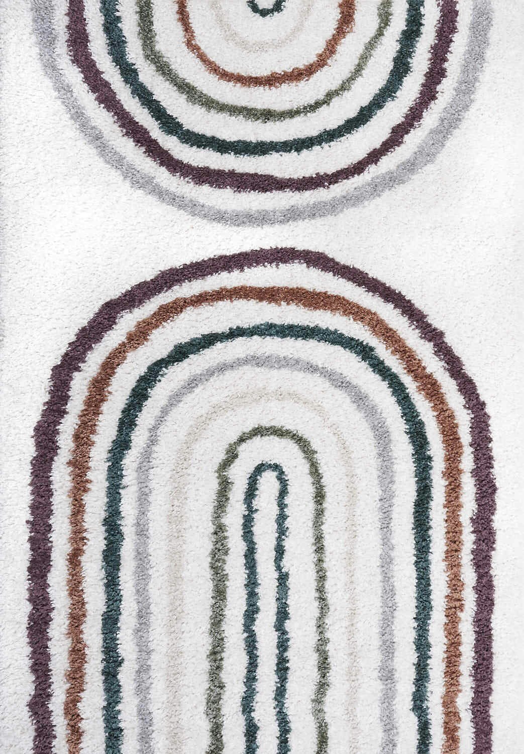 The Rugs Moodi Shaggy Multicolour Raincat Rug - 160X230 Cm