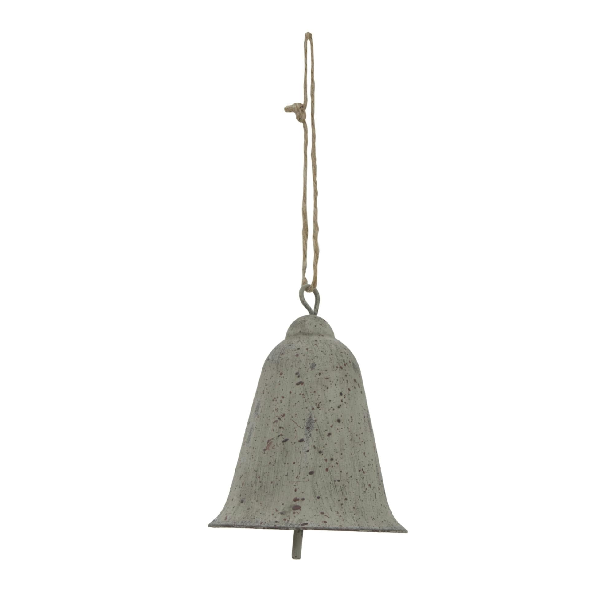 Rackhams Grey Metal Bell Christmas Hanging Decoration - 100% Mixed - 10Cm X 8Cm X 8Cm