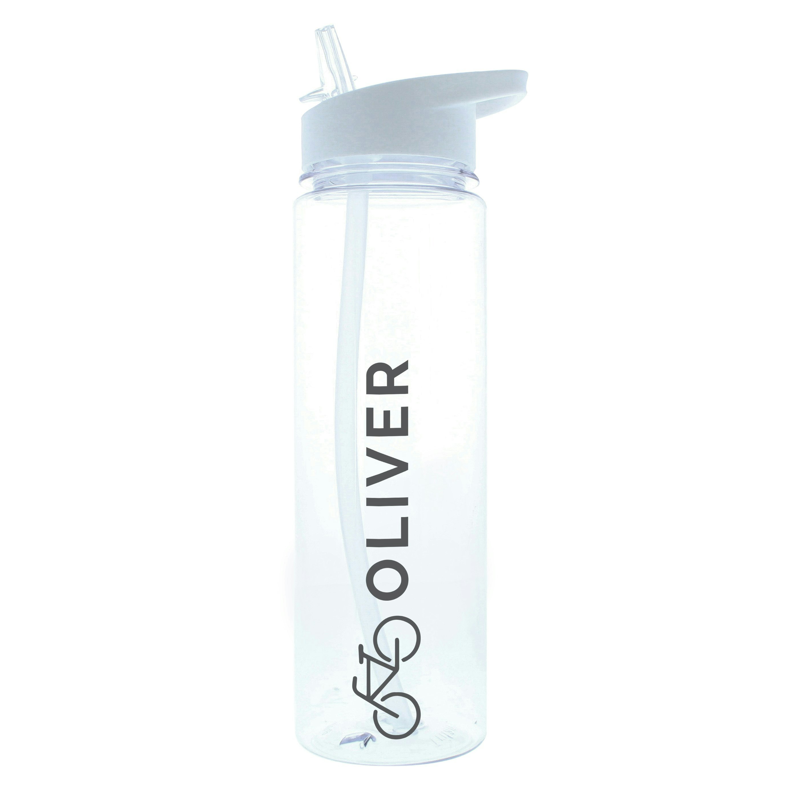Personalised Memento Company White Personalised Bicycle Water Bottle