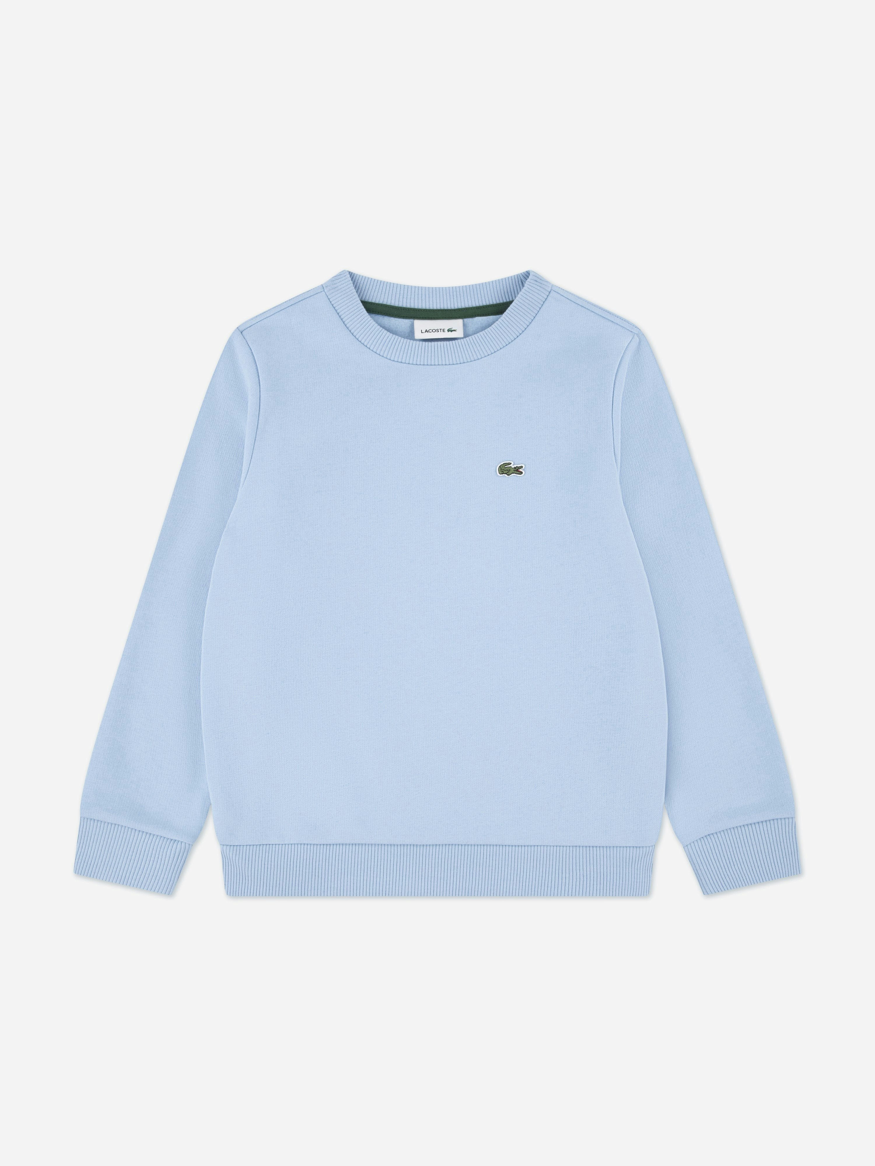 Lacoste Kids Boys Blue Lacoste Logo Sweathirt In - 6 Yrs