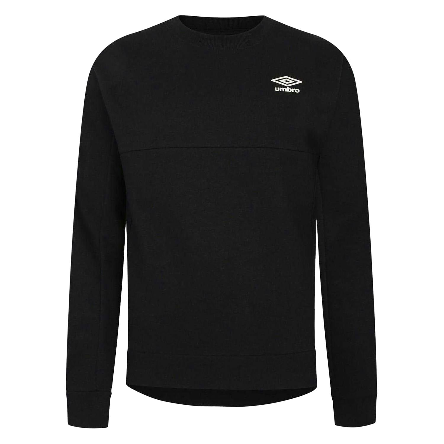 Umbro Men's Black Pro Fleece Regular Jumper - Xxl - 100% Mixed