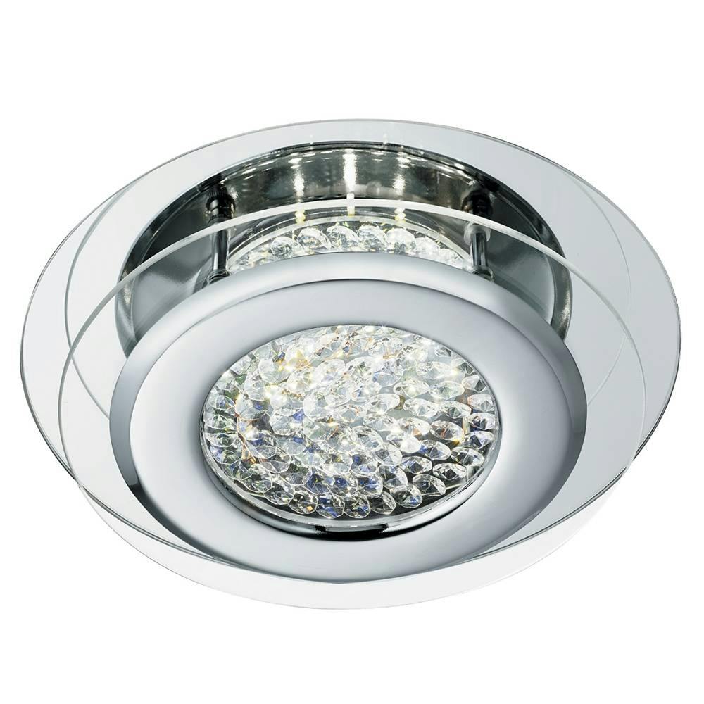 Pagazzi Lighting Light Pagazzi Ing Brianna Polished Chrome Led Flush Ceiling