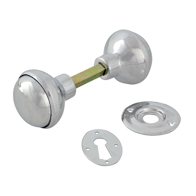 Yale Locks P405 Rim Knob - Chrome - Chrome