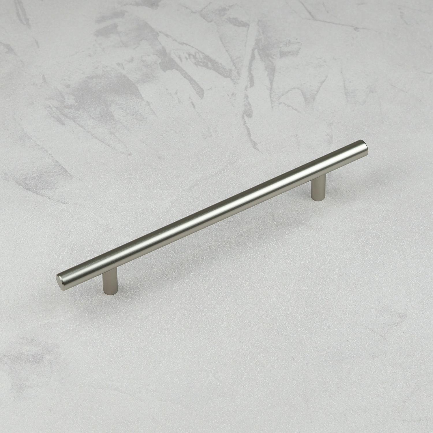 Handle & Home Brushed Nickel T-Bar Handles - 160Mm Handle