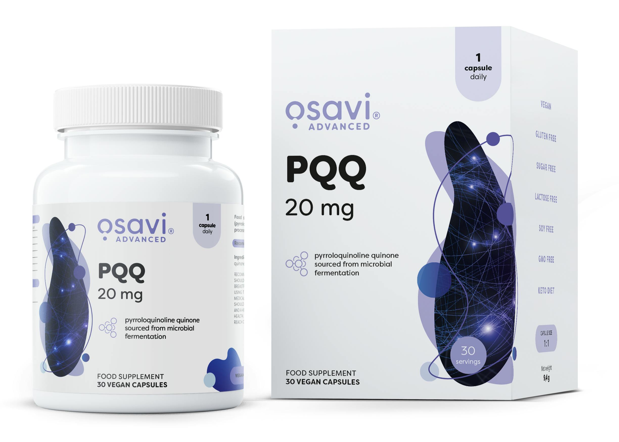 Osavi , Pqq, 20Mg - 30 Vegan Caps - Image 4