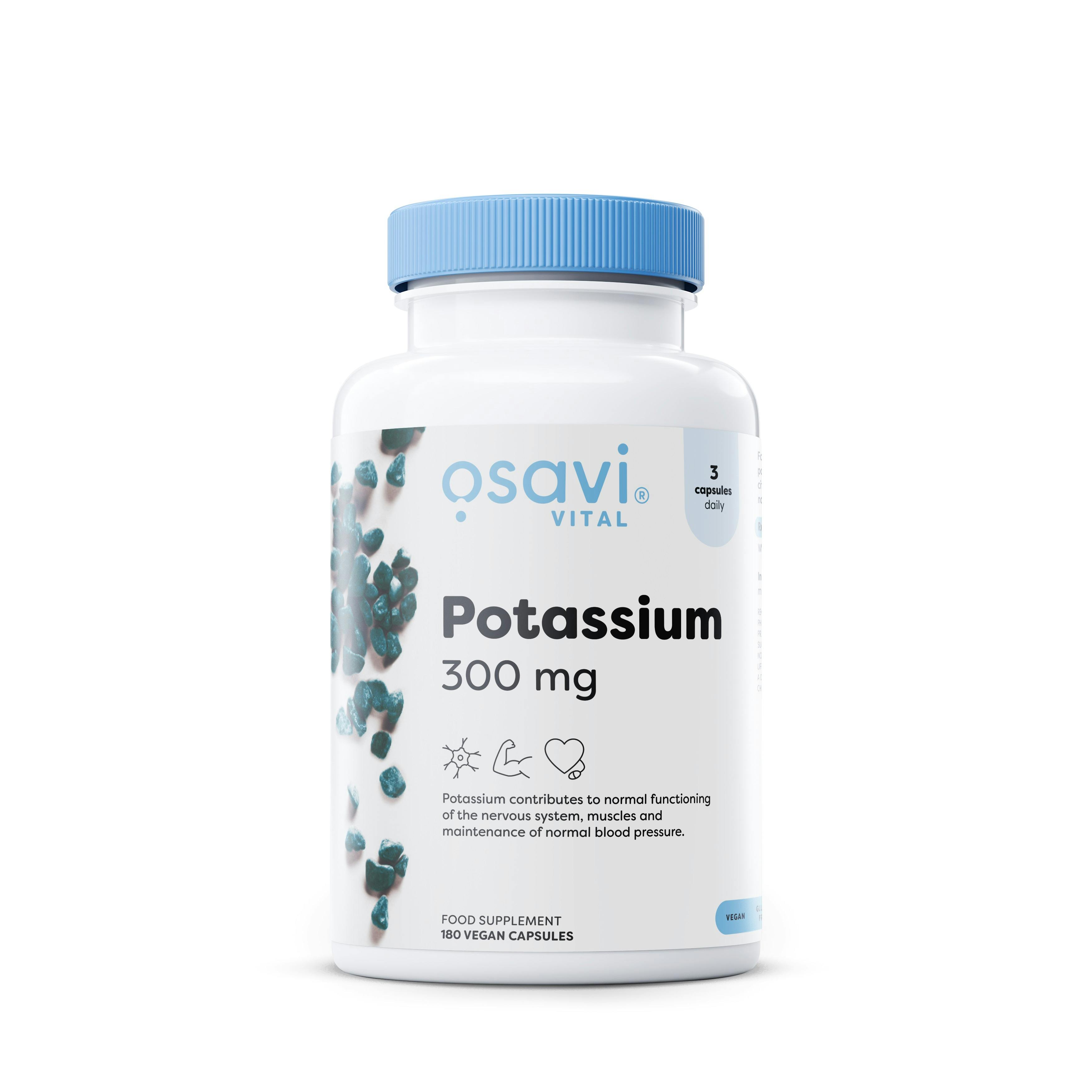 Osavi Potassium, 300Mg - 180 Vegan Caps - Image 5
