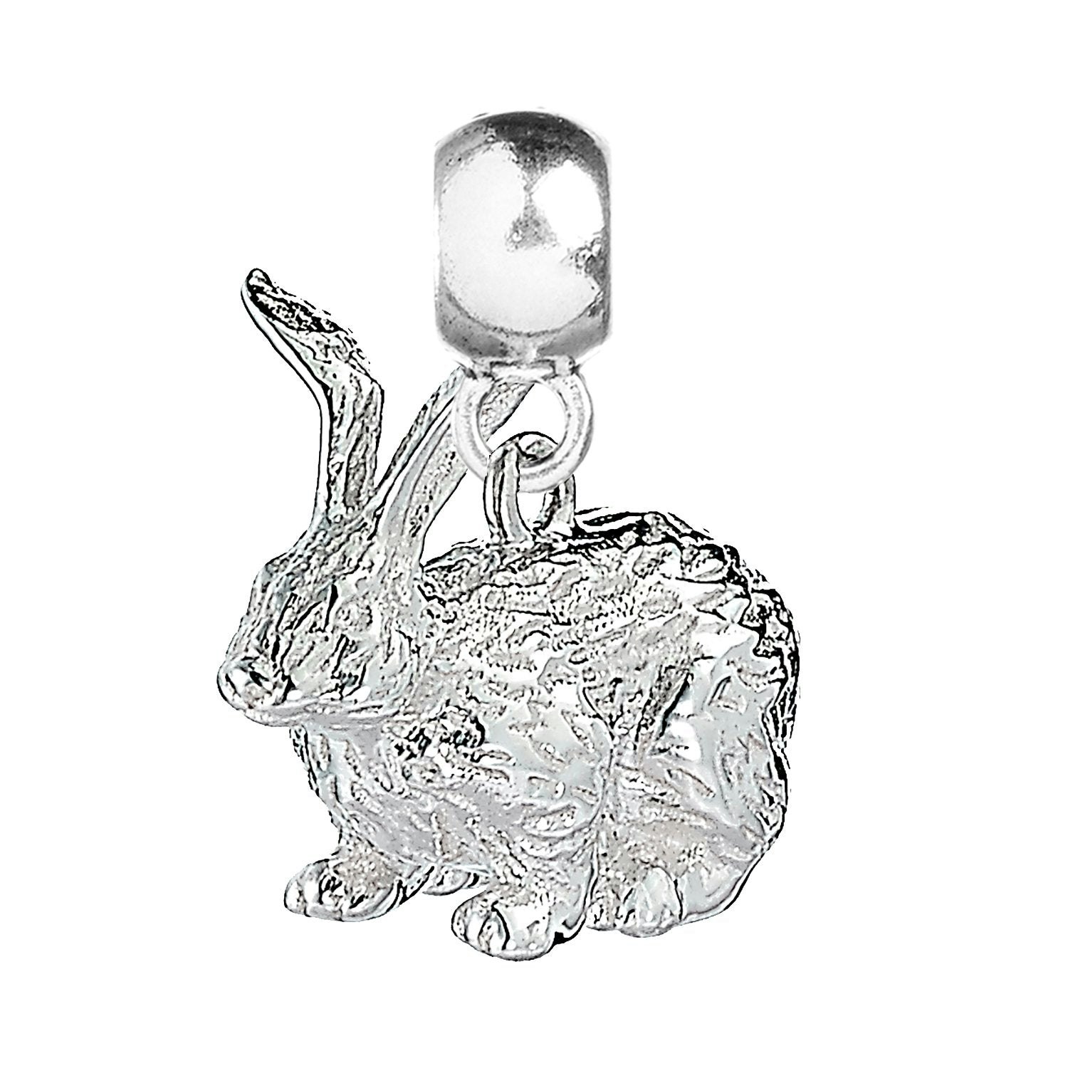 Mylee London Silver Rabbit Charm - No - Slider Charm