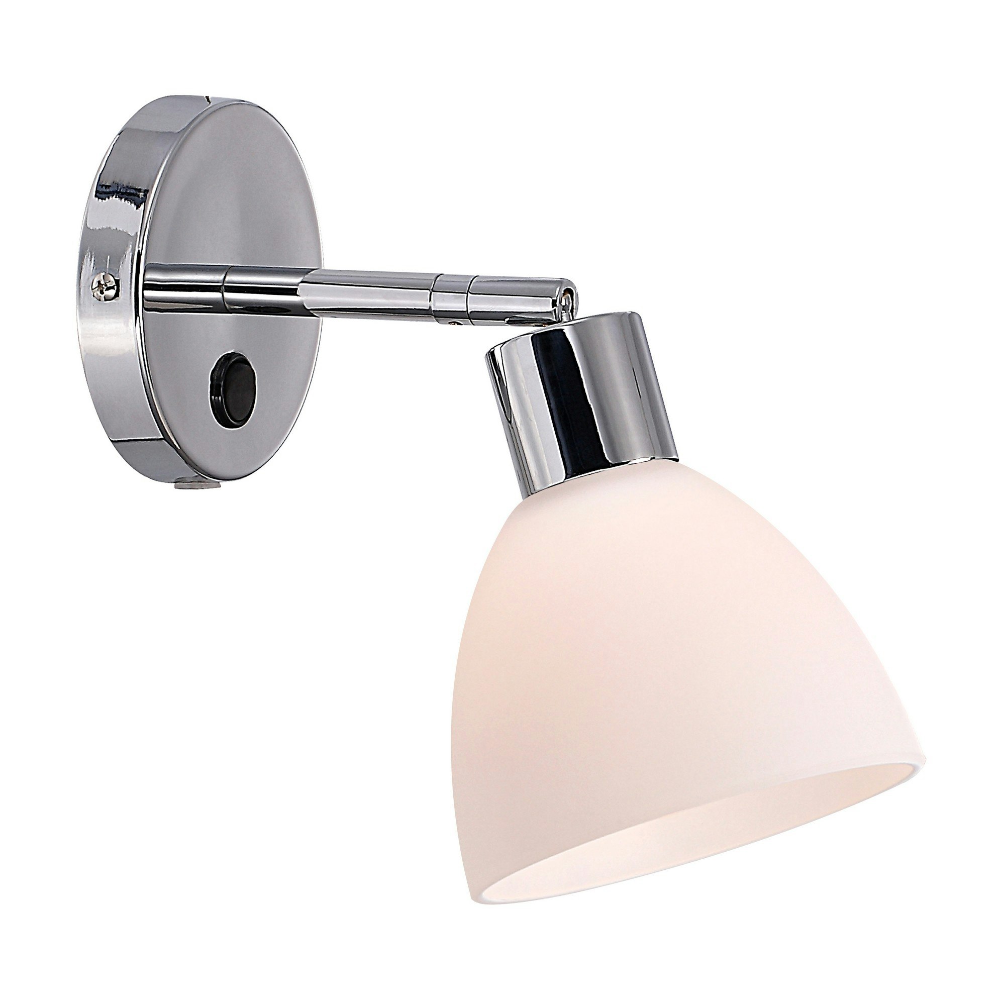 Rackhams Light/Silver Ray | Wall | Chrome - Metal - 1