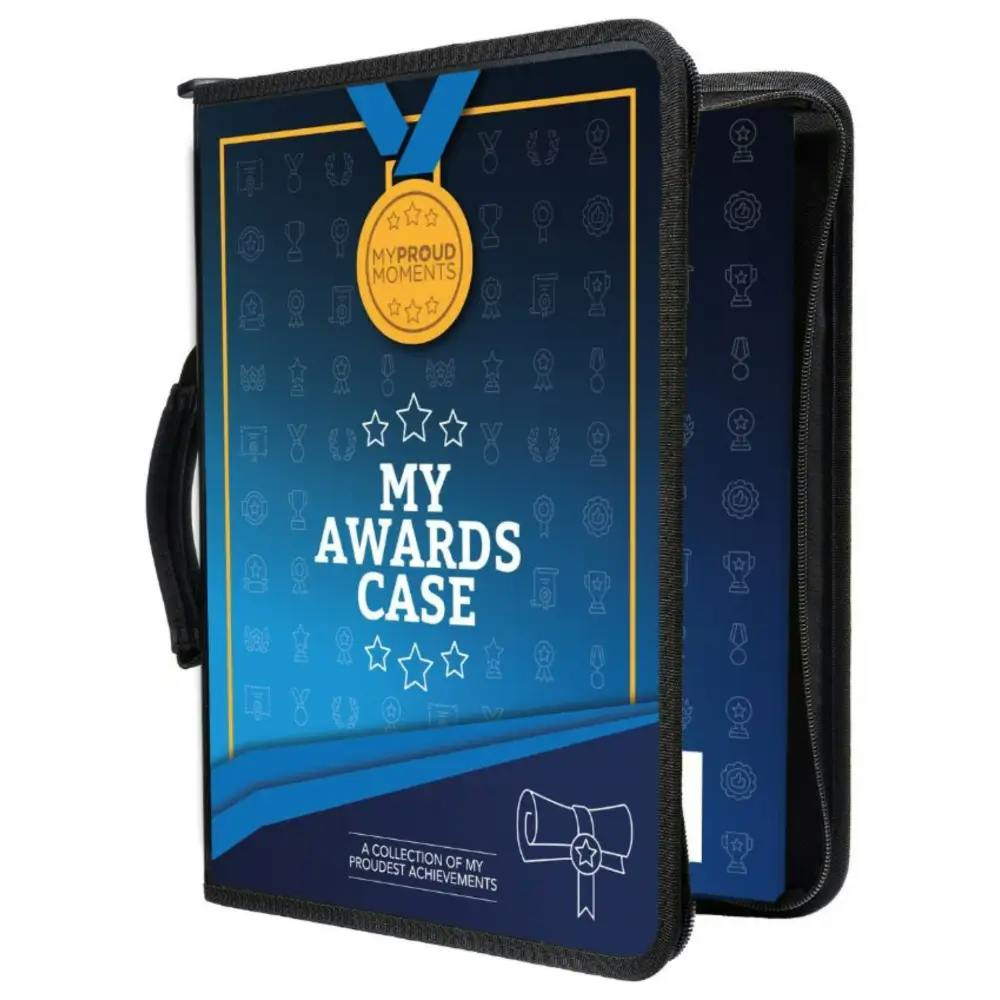 My Proud Moments Blue Medal, Badge & Certificate Case