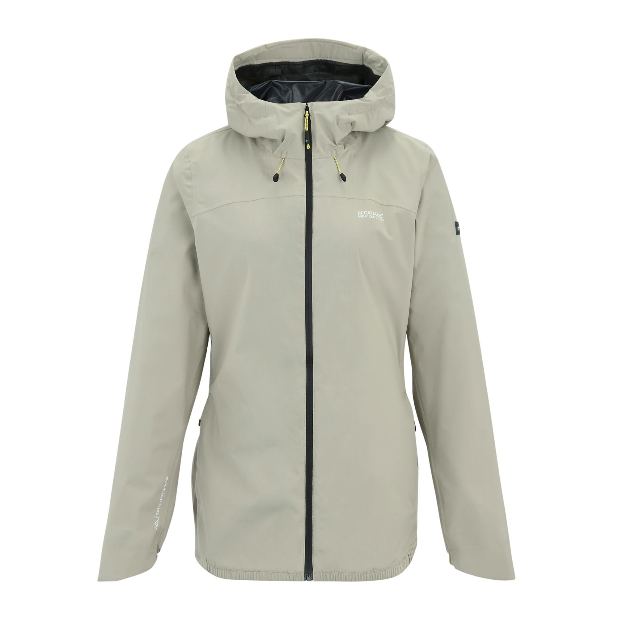 Regatta Women's Radler Waterproof Jacket - Parchment - 14 Uk - Parchment - 56% Polyester/44% Recycled Polyester