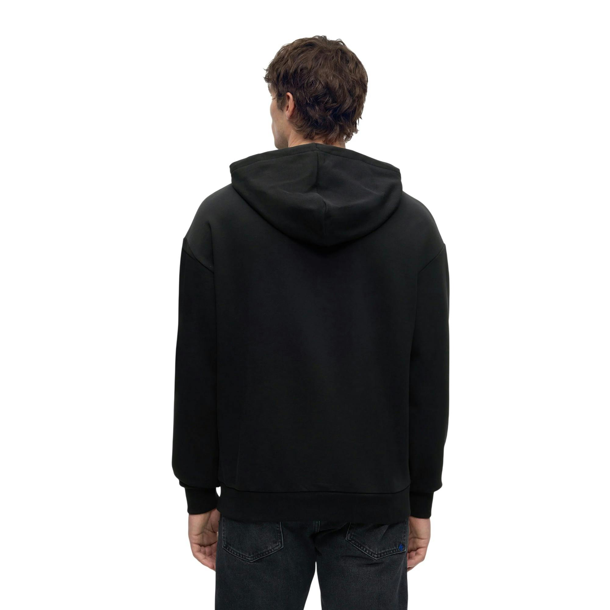 Boss Men's Black Box Long-Sleeved Hoodie - Xl - 100% Cotton