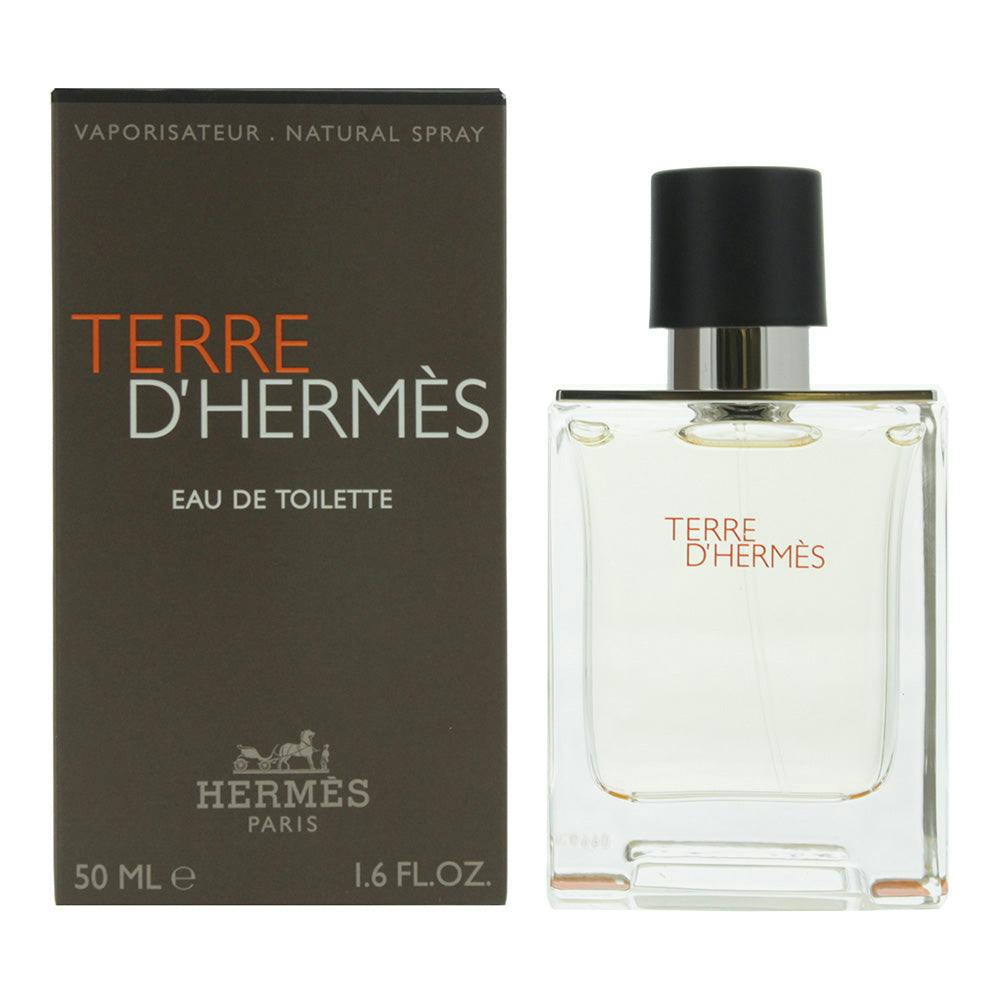 Hermes Men's Orange Hermès Terre D'hermès Eau De Toilette 50Ml