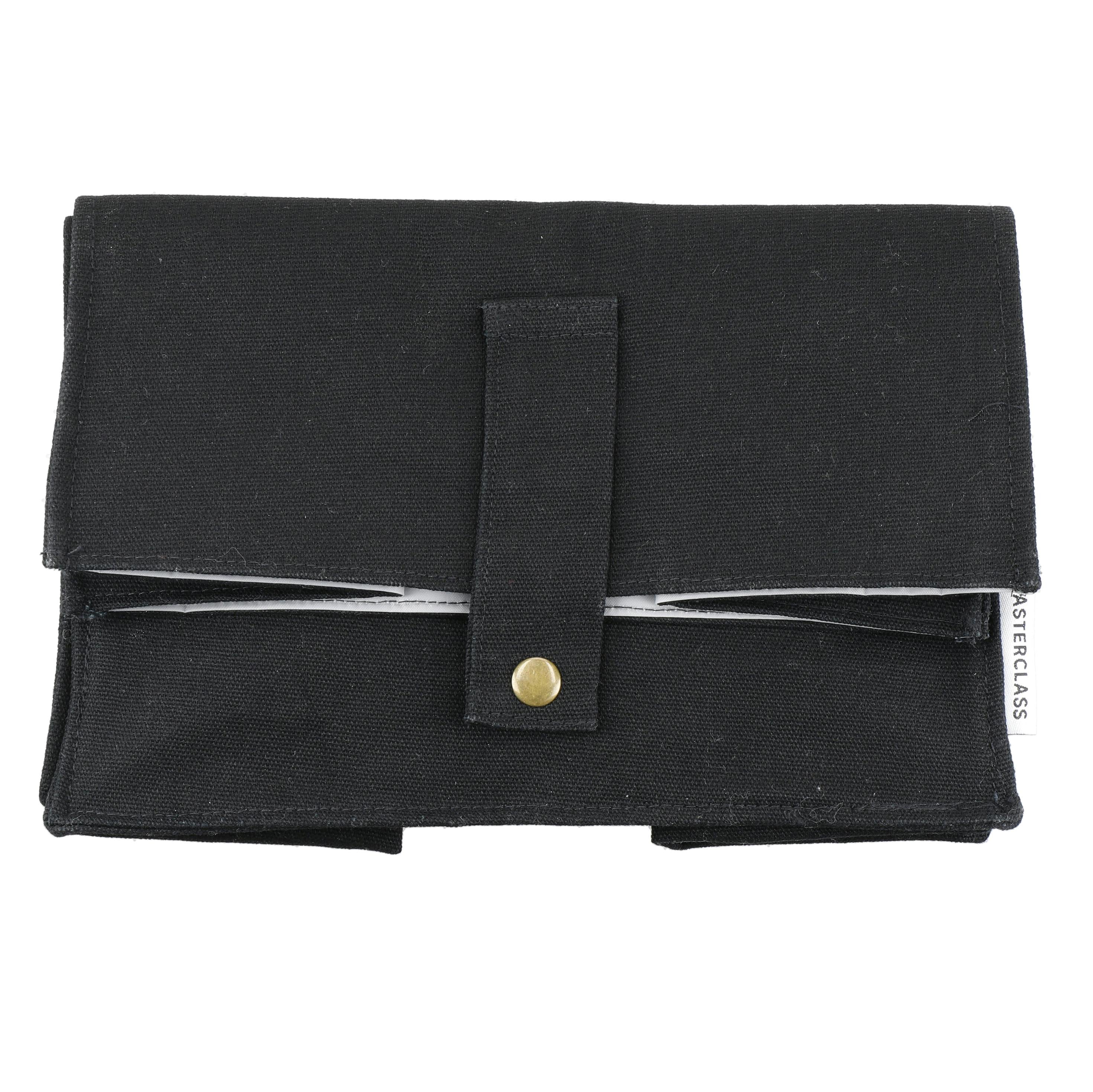 Rackhams Black Roll Top Lunch Bag - Cotton - Lunch Bag