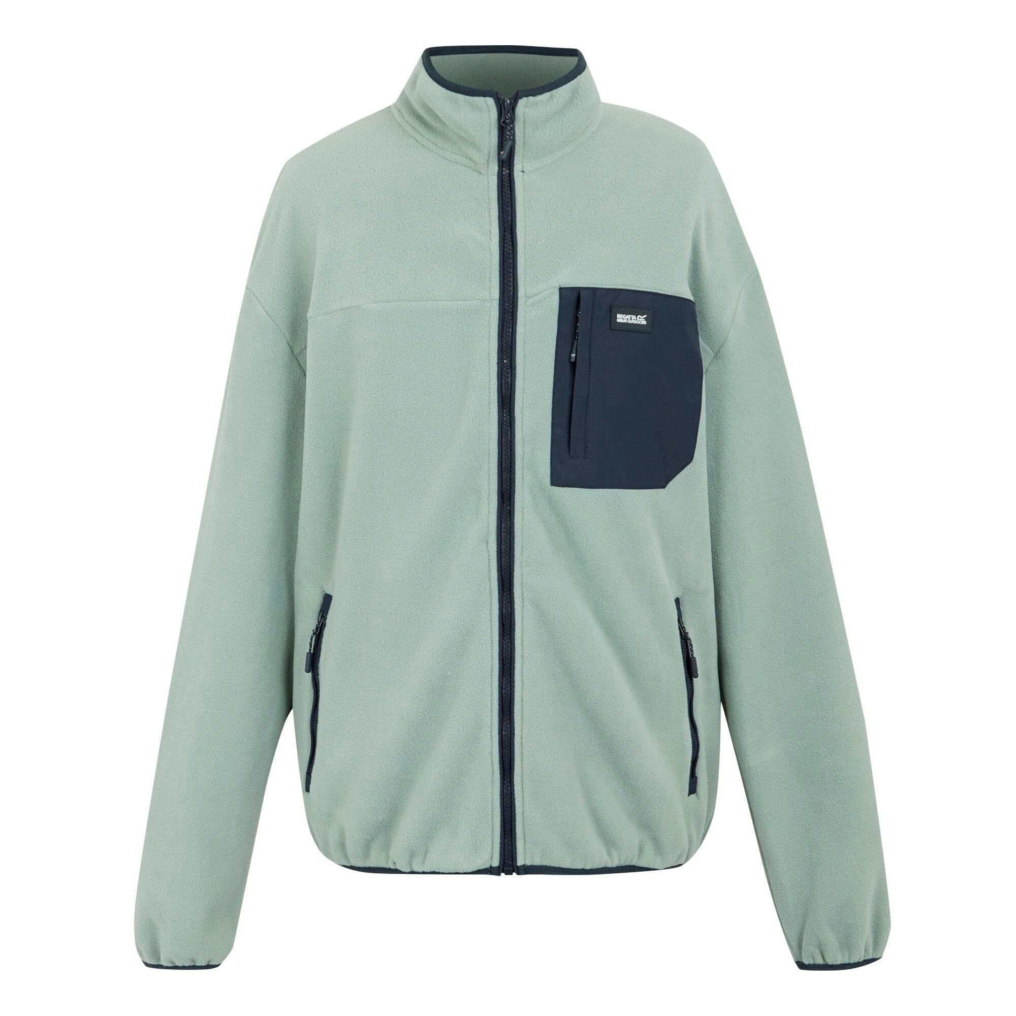 Regatta (Xl, Glacier/Navy) Mens Frankie Full Zip Fleece Jacket - Image 2