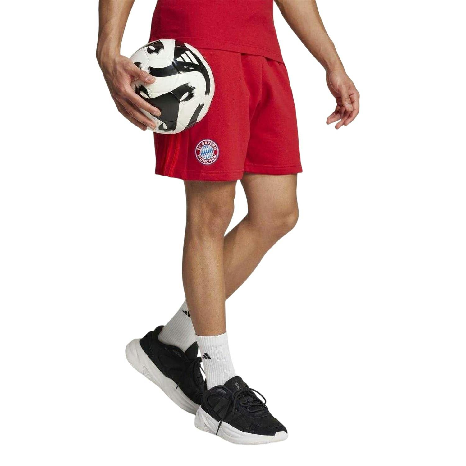 Adidas Men's Red Dna Fc Bayern Munich Shorts - S - 100% Polyester