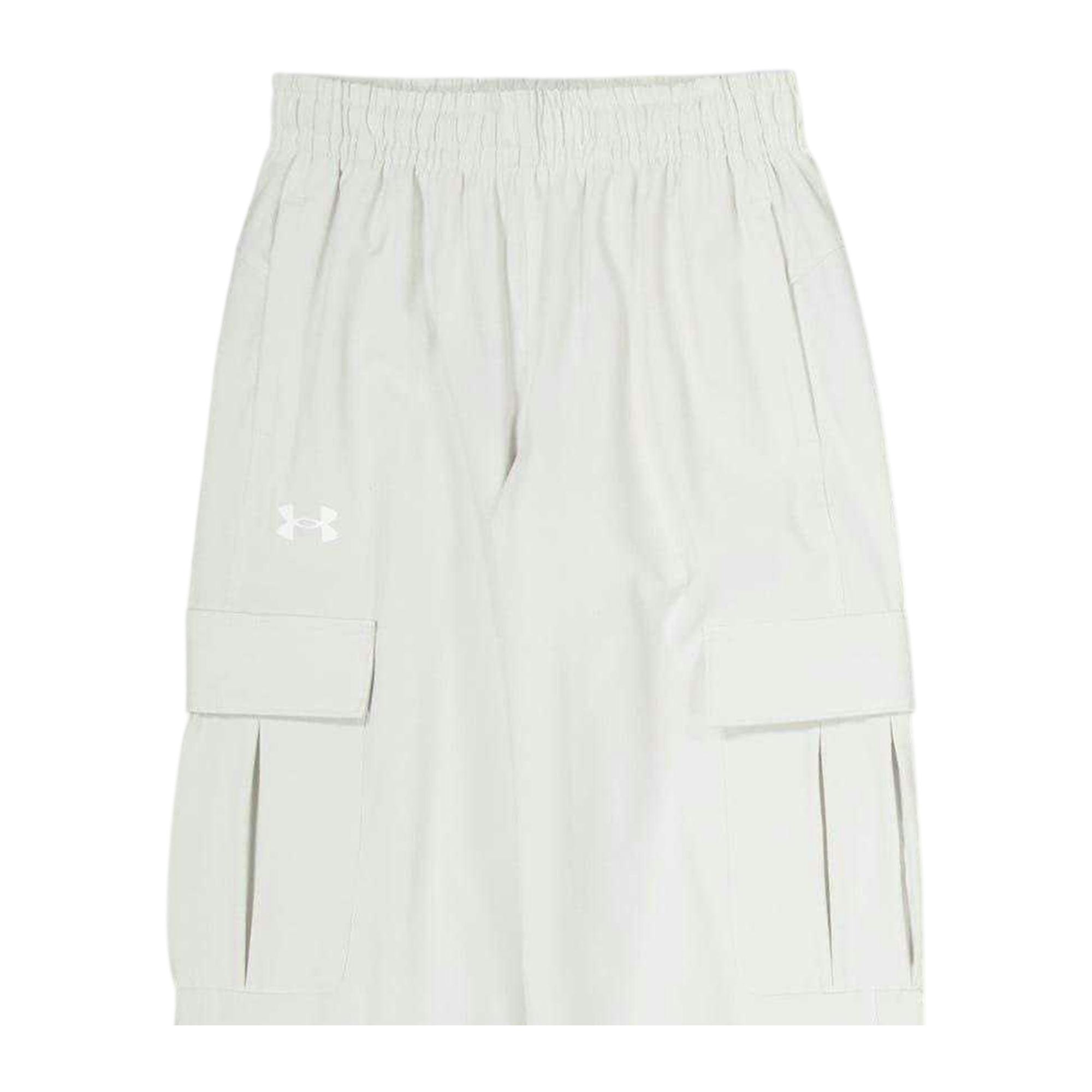 Under Armour White Childrens/Kids Rival Fleece Cargo Jogging Bottoms - 9-10 Years - 80% Cotton/20% Polyester
