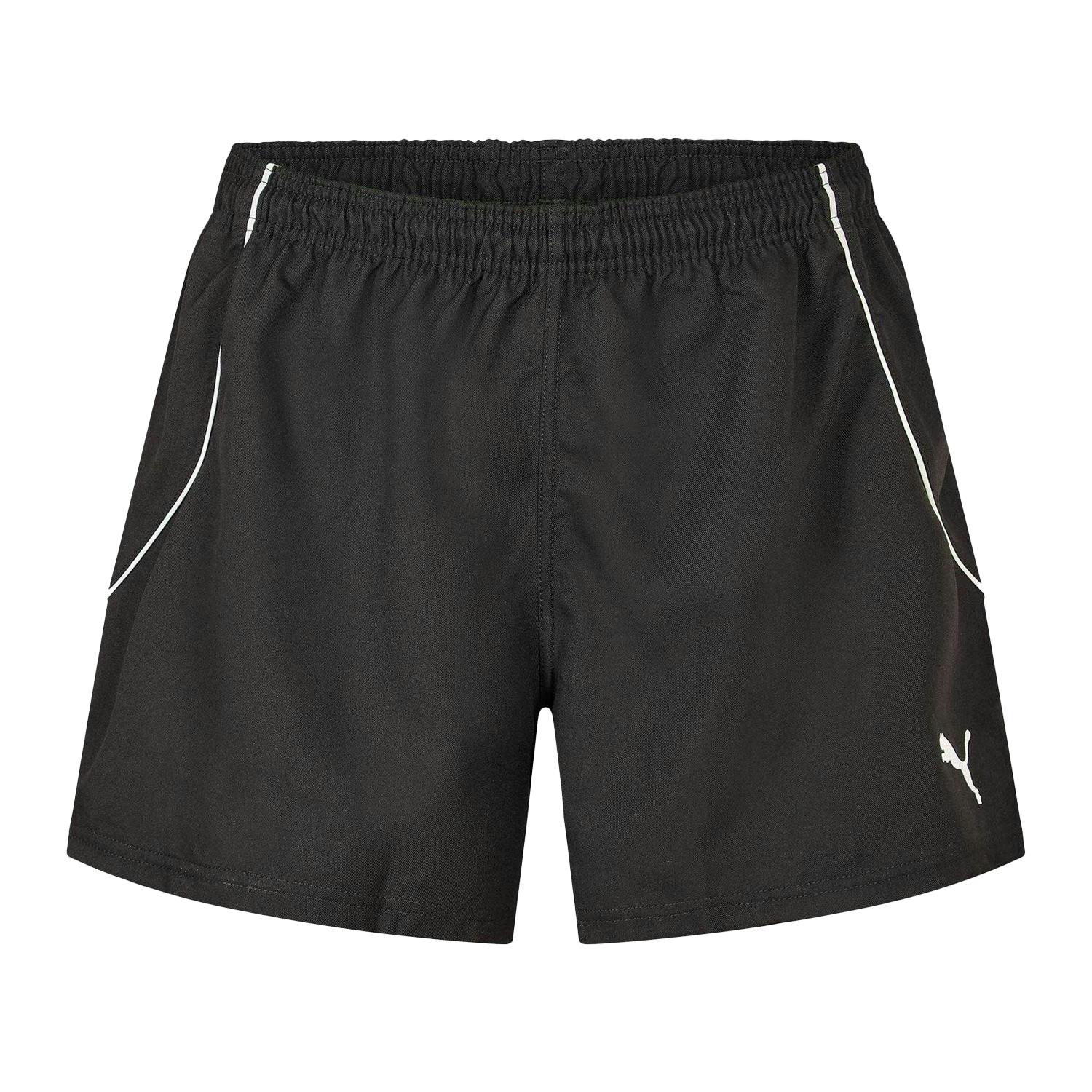 Puma Men's Black Tailored Rugby Shorts - Xxl - 100% Mixed