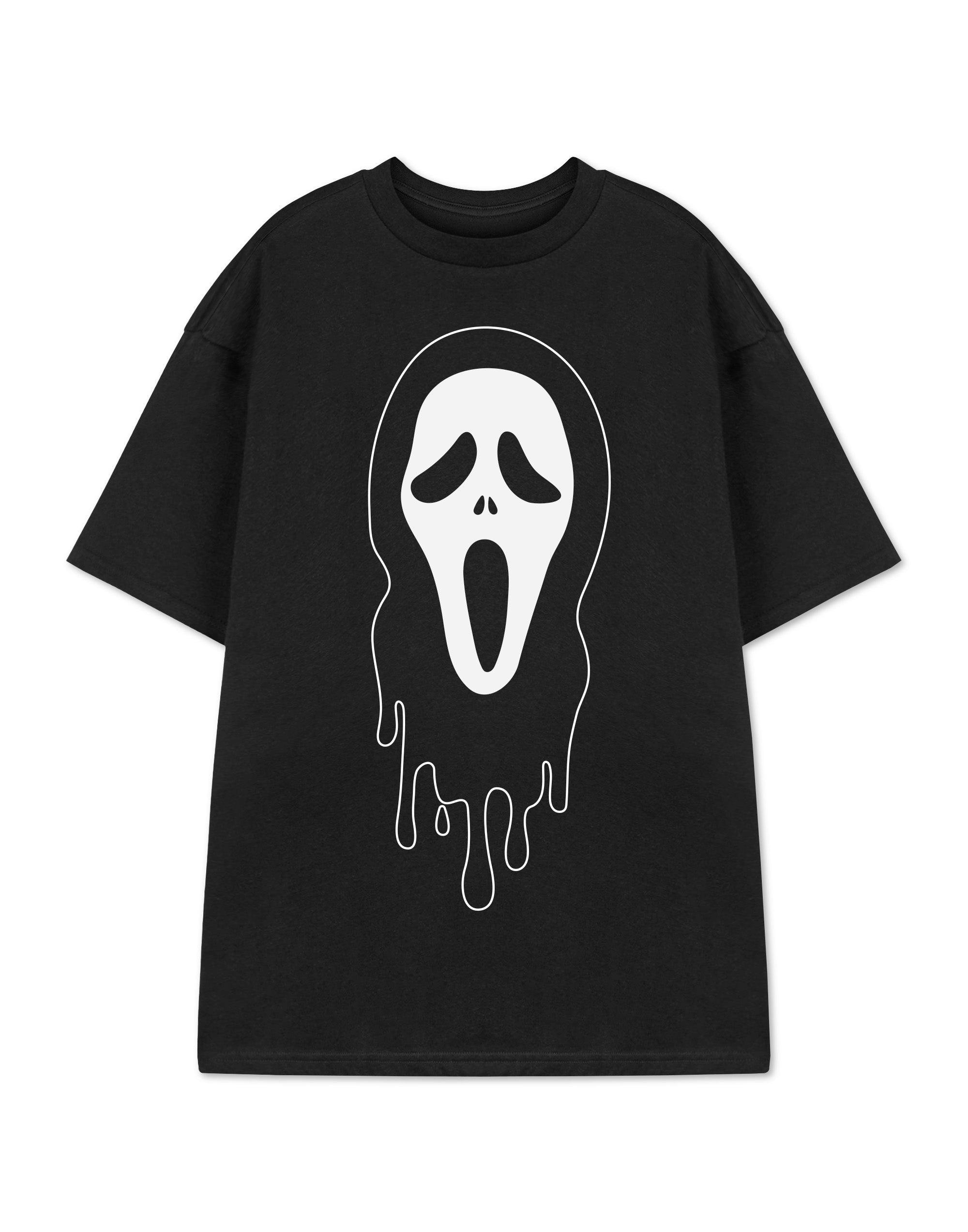 Vanilla Underground Unisex Black Show Me The Merch Ghostface Short Sleeved T-Shirt - Large