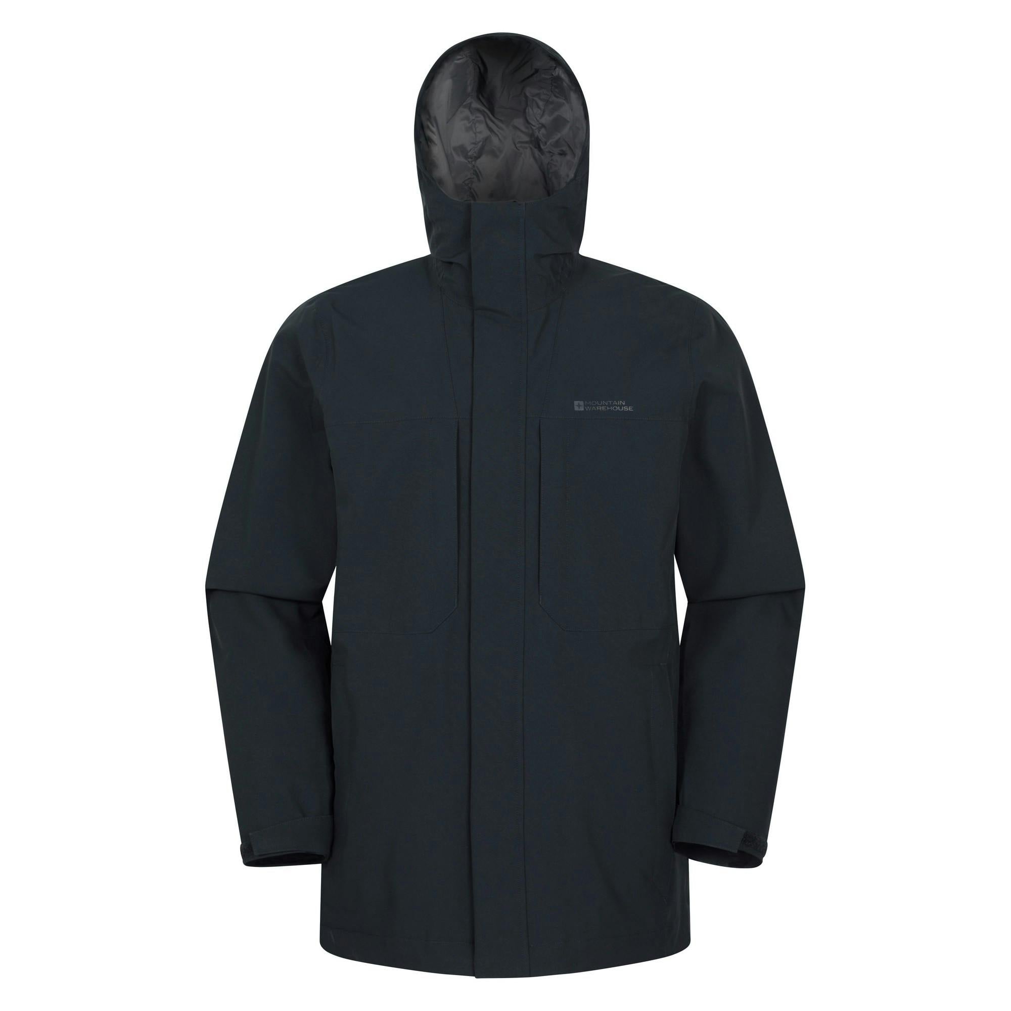 Mountain Warehouse Men's Ridge Waterproof Jacket - Navy - Xs - Navy - 100% Mixed