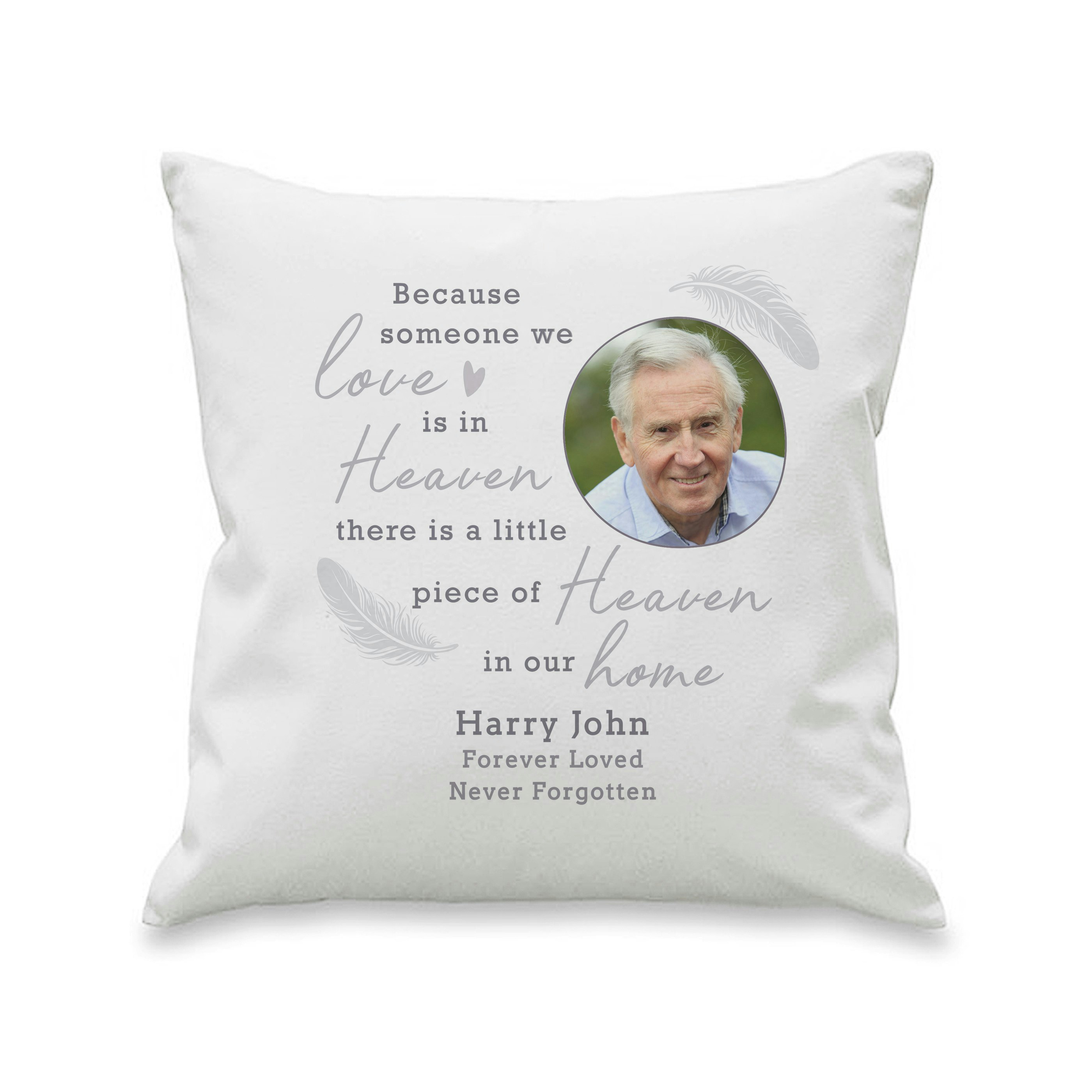 Personalised Memento Company Personalised Memorial Photo Upload Cushion
