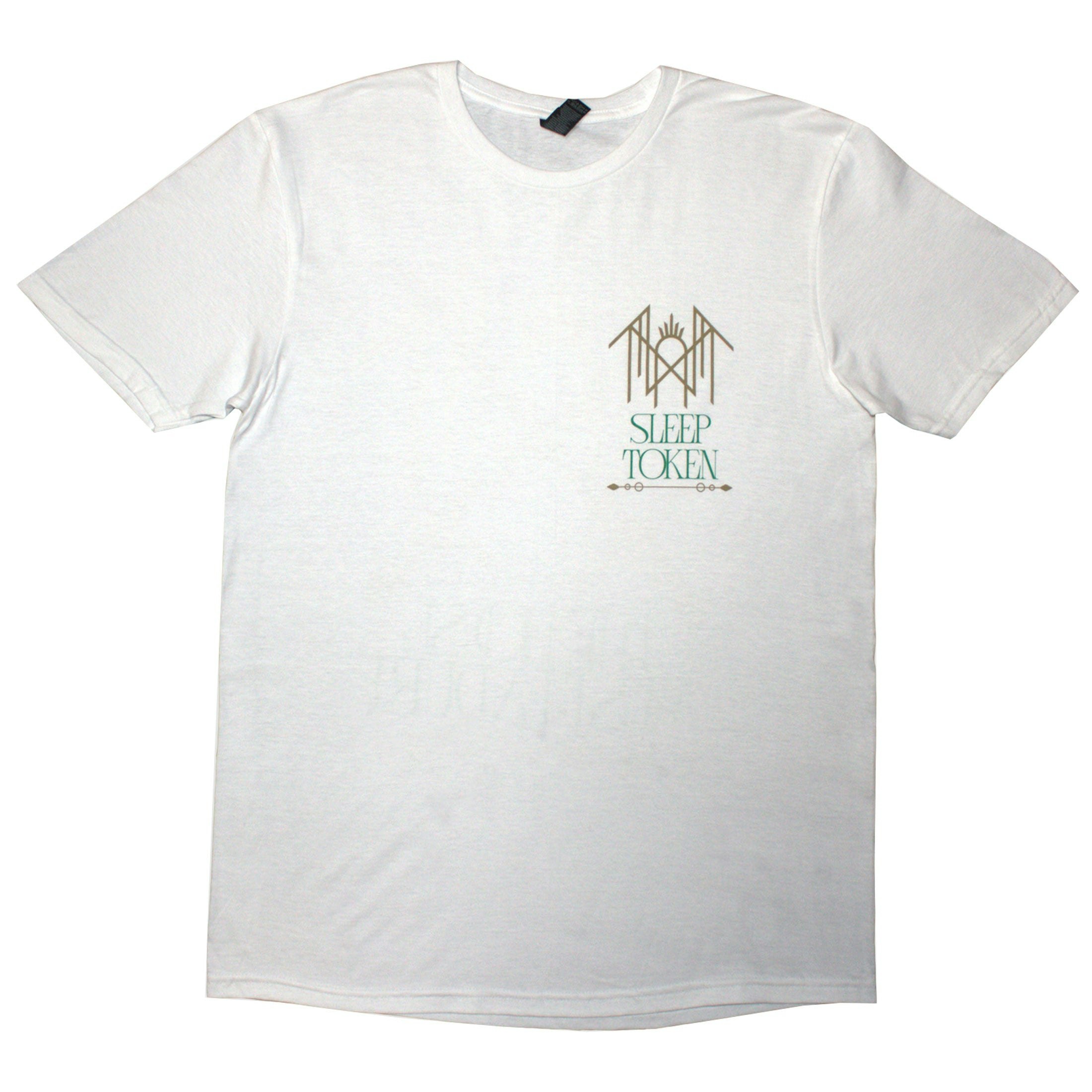 Paradiso Clothing Unisex White Paradiso Sleep Token Even In Arcadia The House Must Endure T Shirt - Xxl