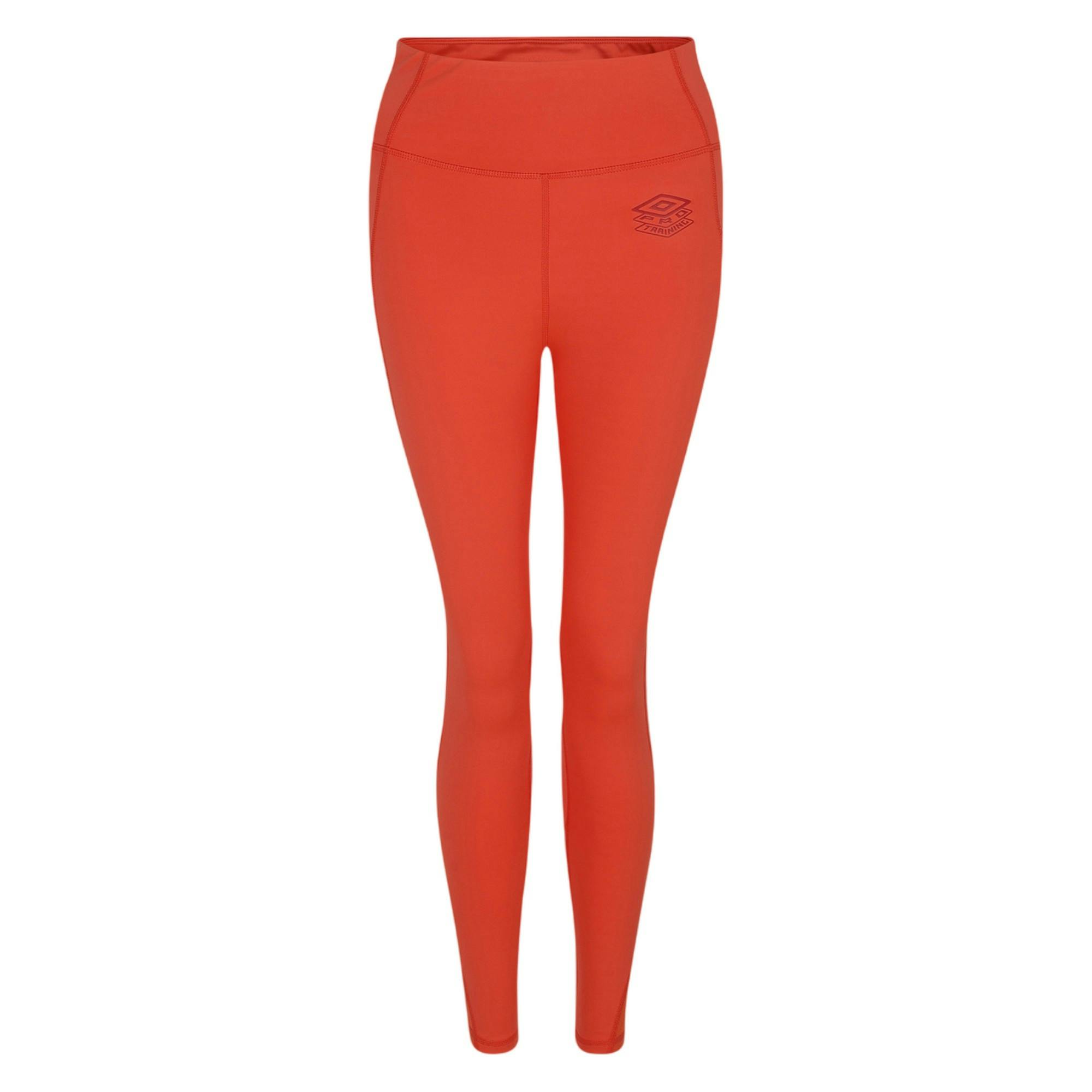 Umbro Women's Coral Pro Training 7/8 Leggings - Hot - 8 Uk - Hot - 100% Mixed