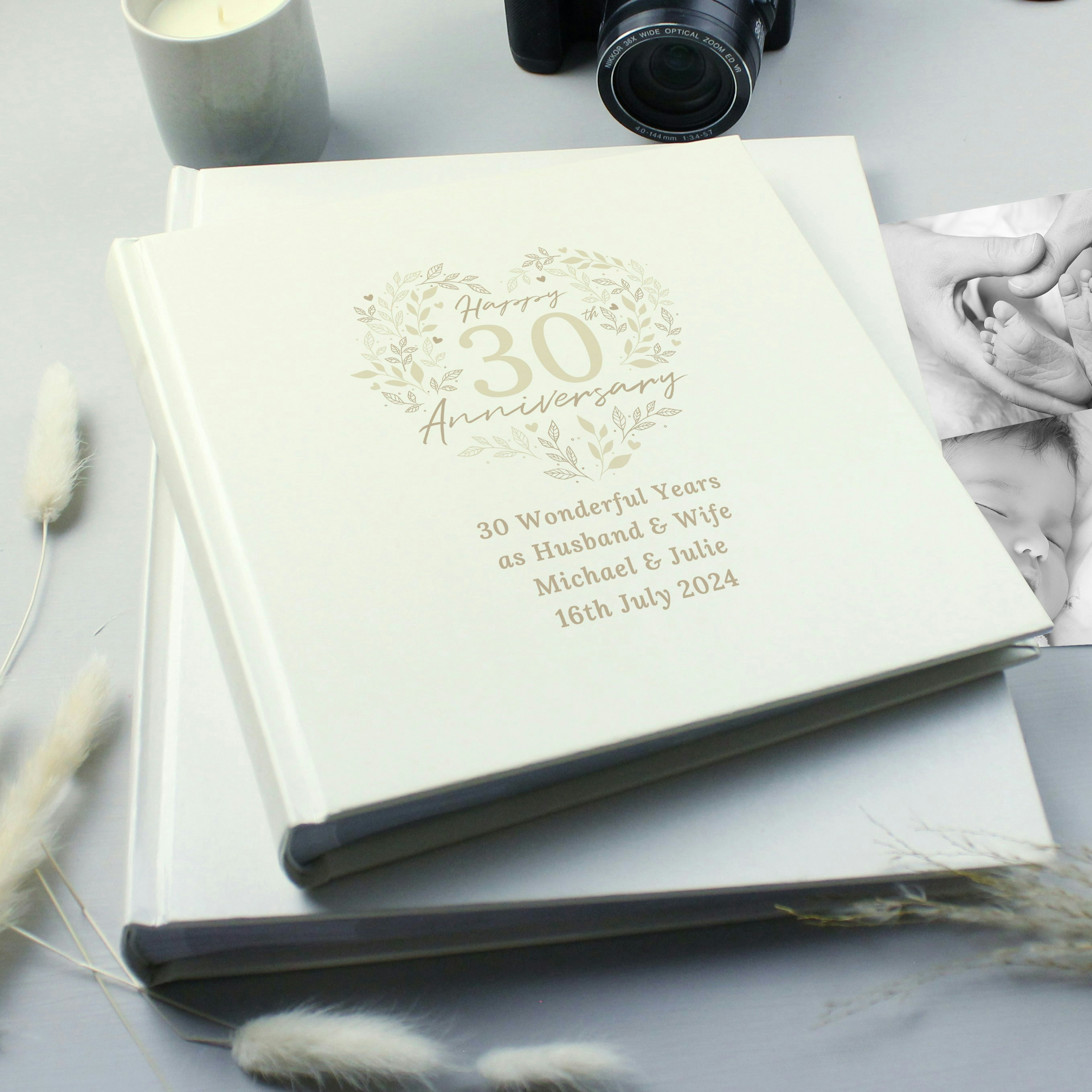 Rackhams Personalised 30Th Pearl Wedding Anniversary Photo Album