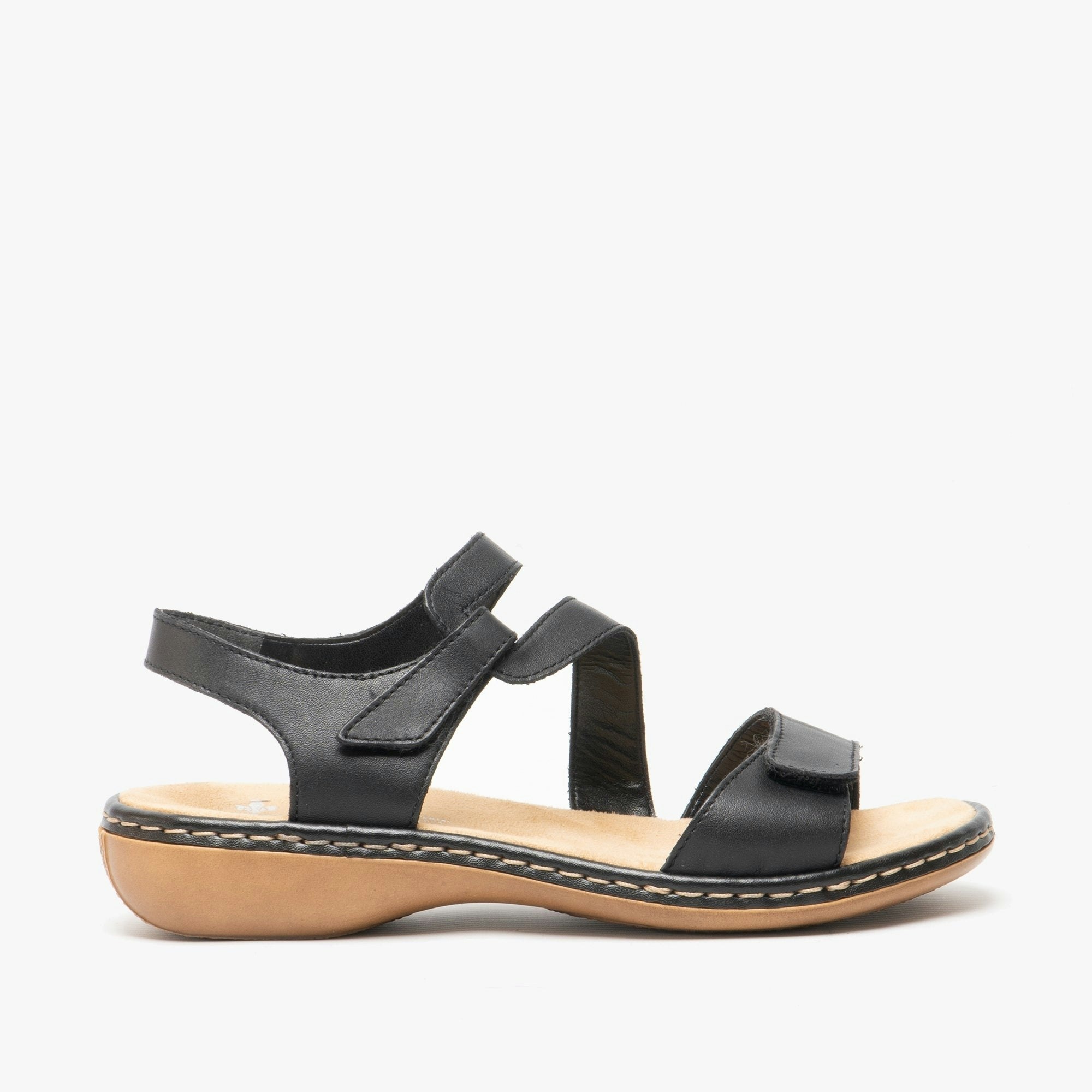 Rieker Women's Black Damen Sandals - Uk 8