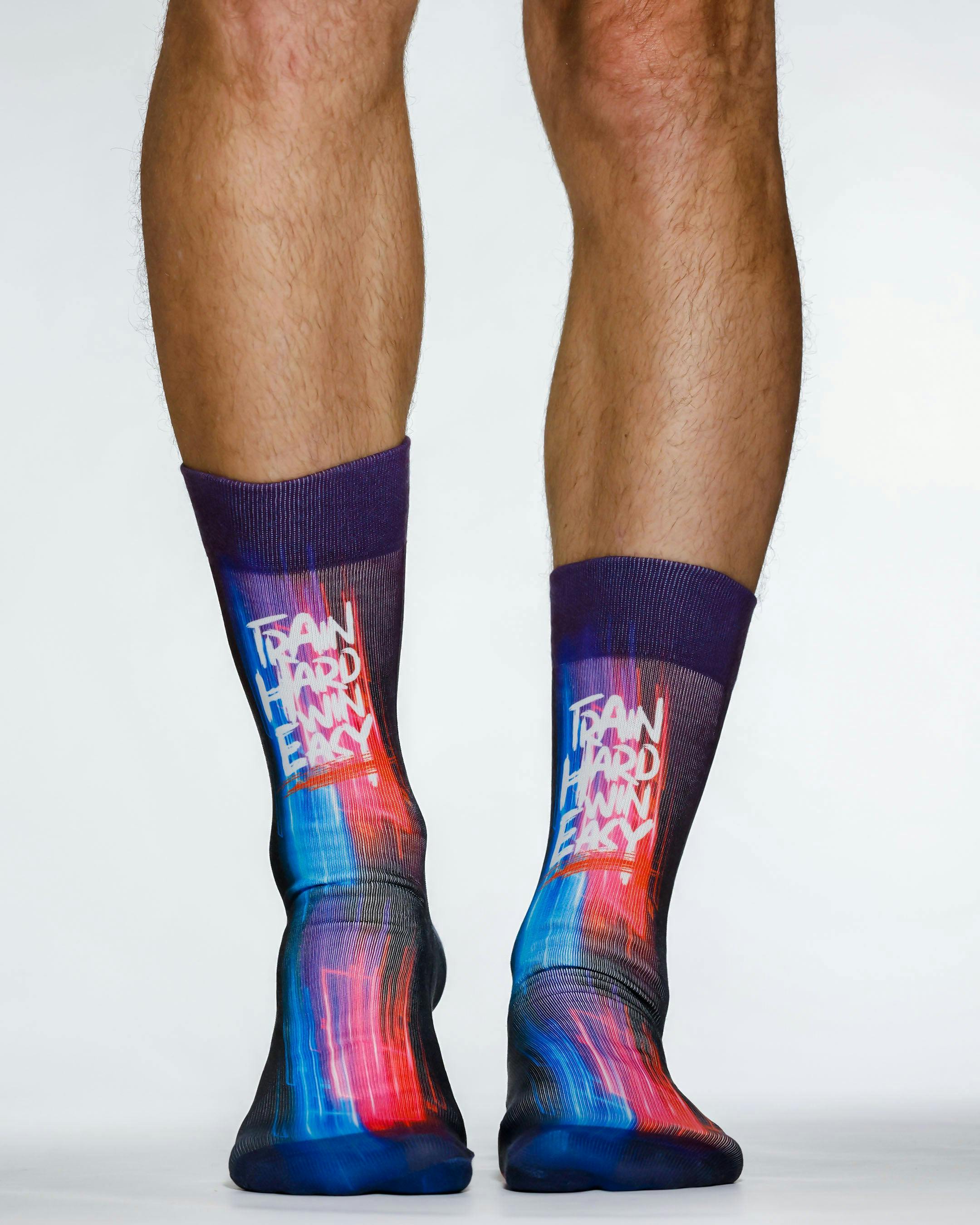 Jemsox Green Train Hard Design Socks | Bold, Motivating & Comfortable