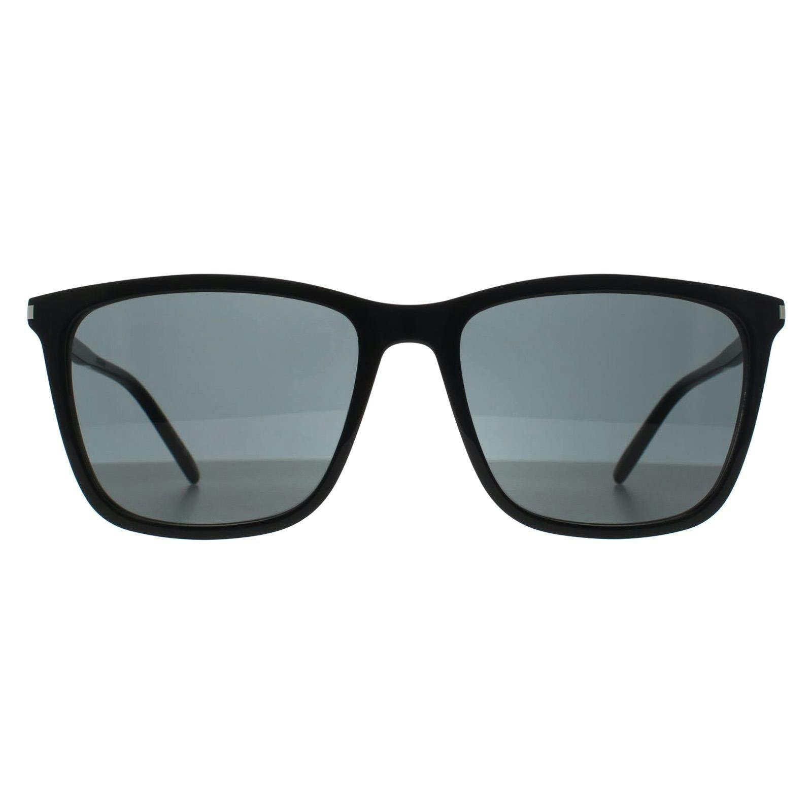 Saint Laurent Black/Grey Sunglasses Sl 851 001 Shiny