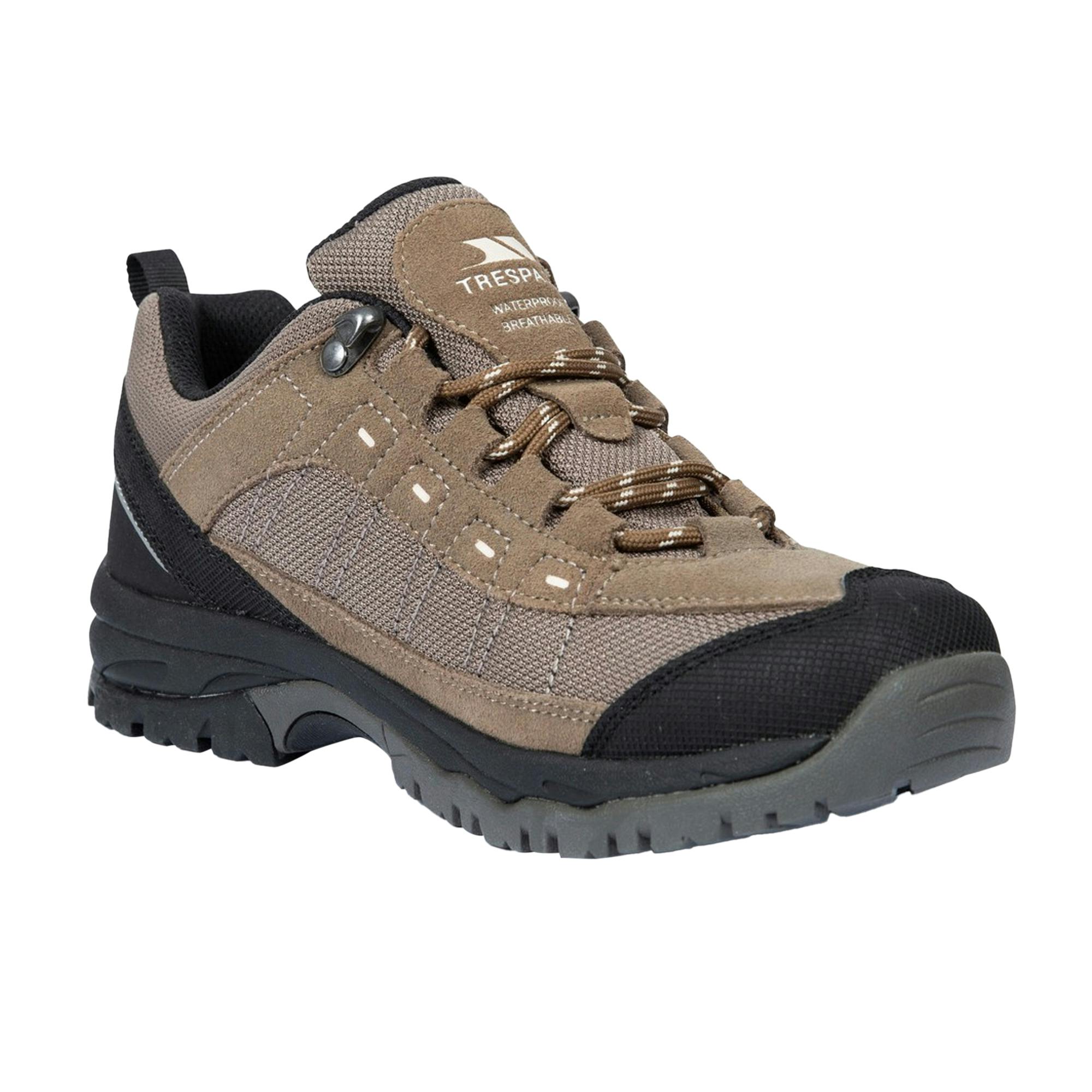 Trespass Women's Scree Lace Up Technical Walking Shoes - Fawn - 6 Uk - Fawn - 25% Suede/25% Textile/25% Eva/25% Rubber