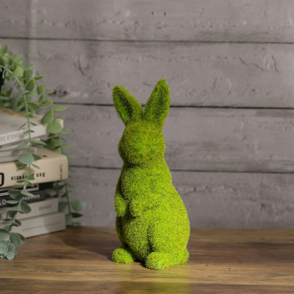 Rackhams Green Moss Standing Bunny Rabbit Easter Garden Home Decoration