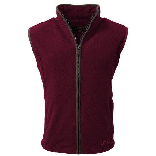 Coolandnew Men's Game Stanton Fleece Gilet - Maroon - L