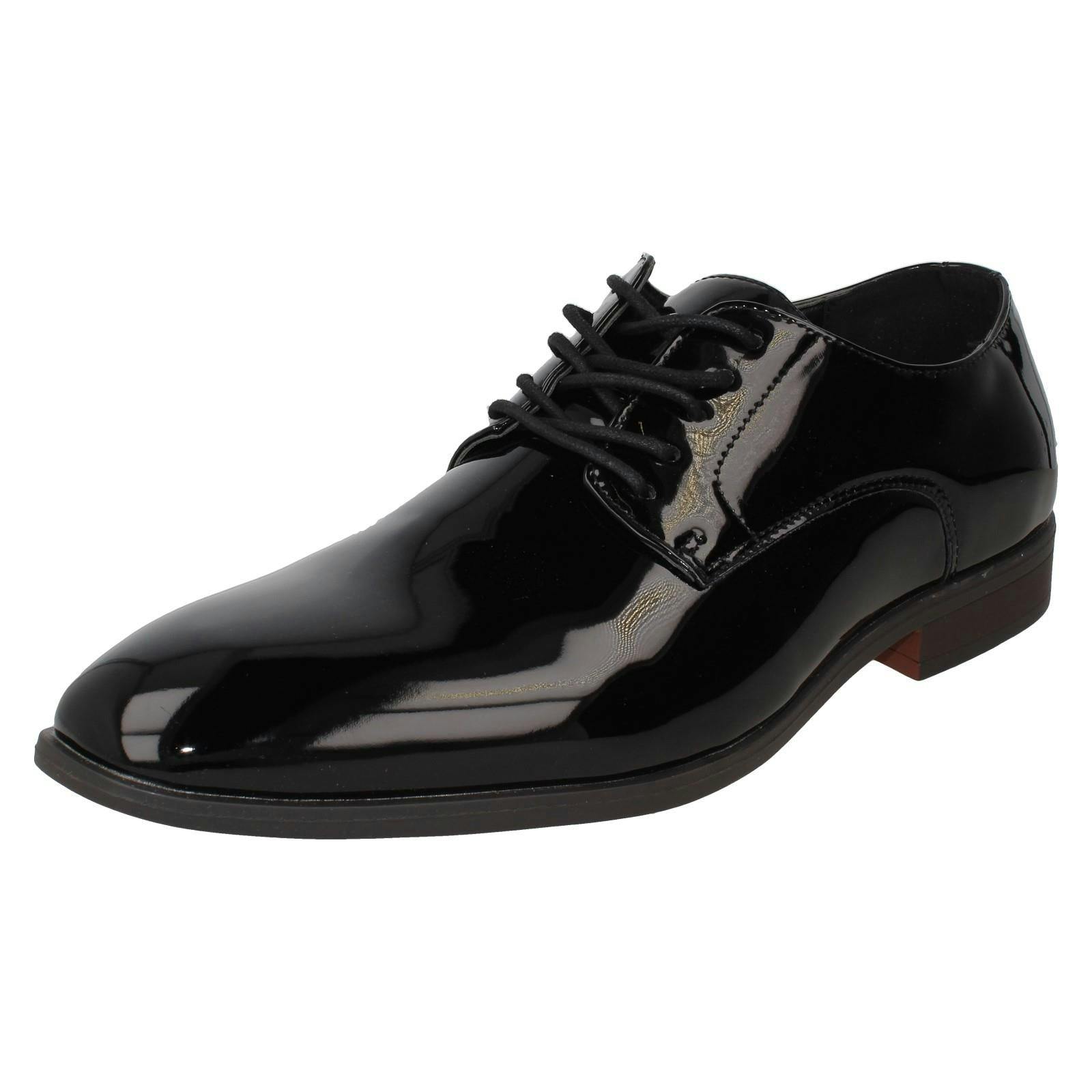 Thomas Blunt Men's Black Low Lace Up Shoes A2210 - Uk 8