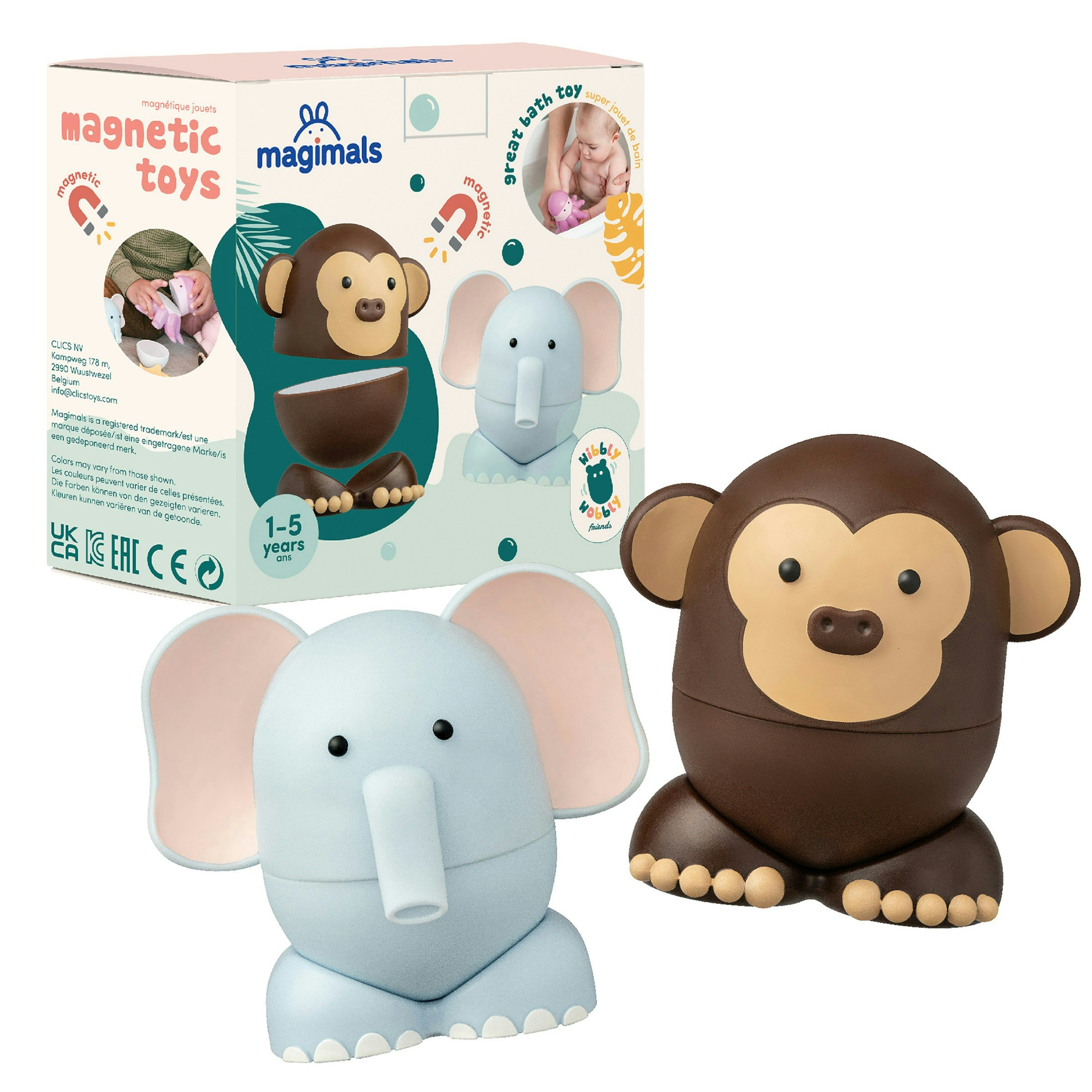 Clics Blue/Brown Magimals Safari