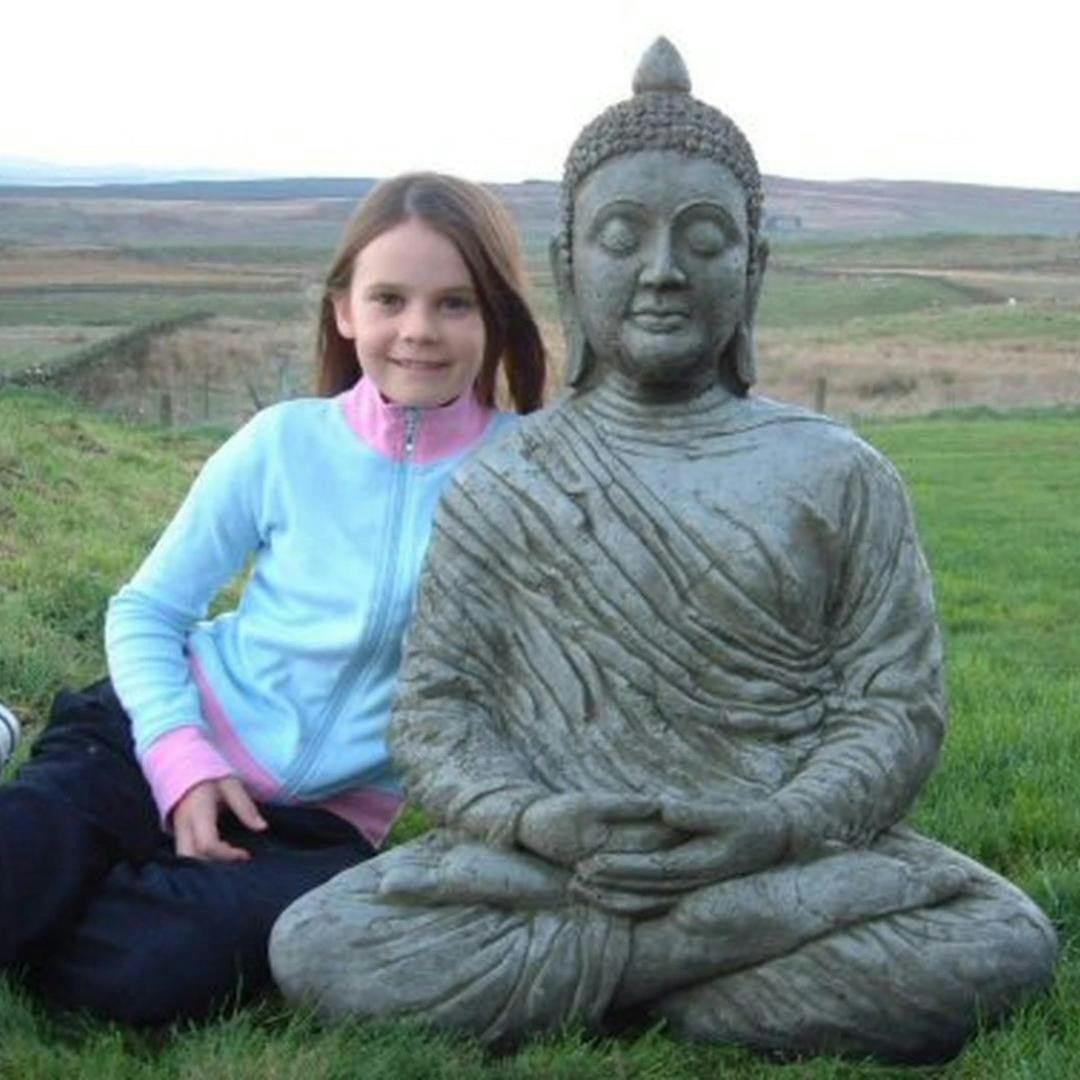 Rackhams Large Meditating Buddha Garden Ornament