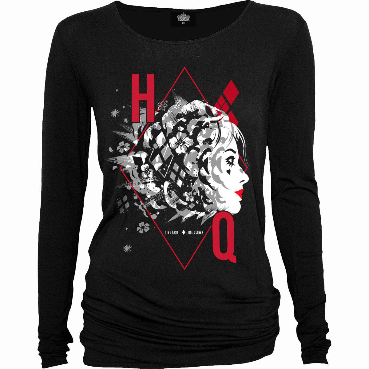 Spiral Direct Black Harley Quinn - Hq - Baggy Top - Xxl - Digital - Digital