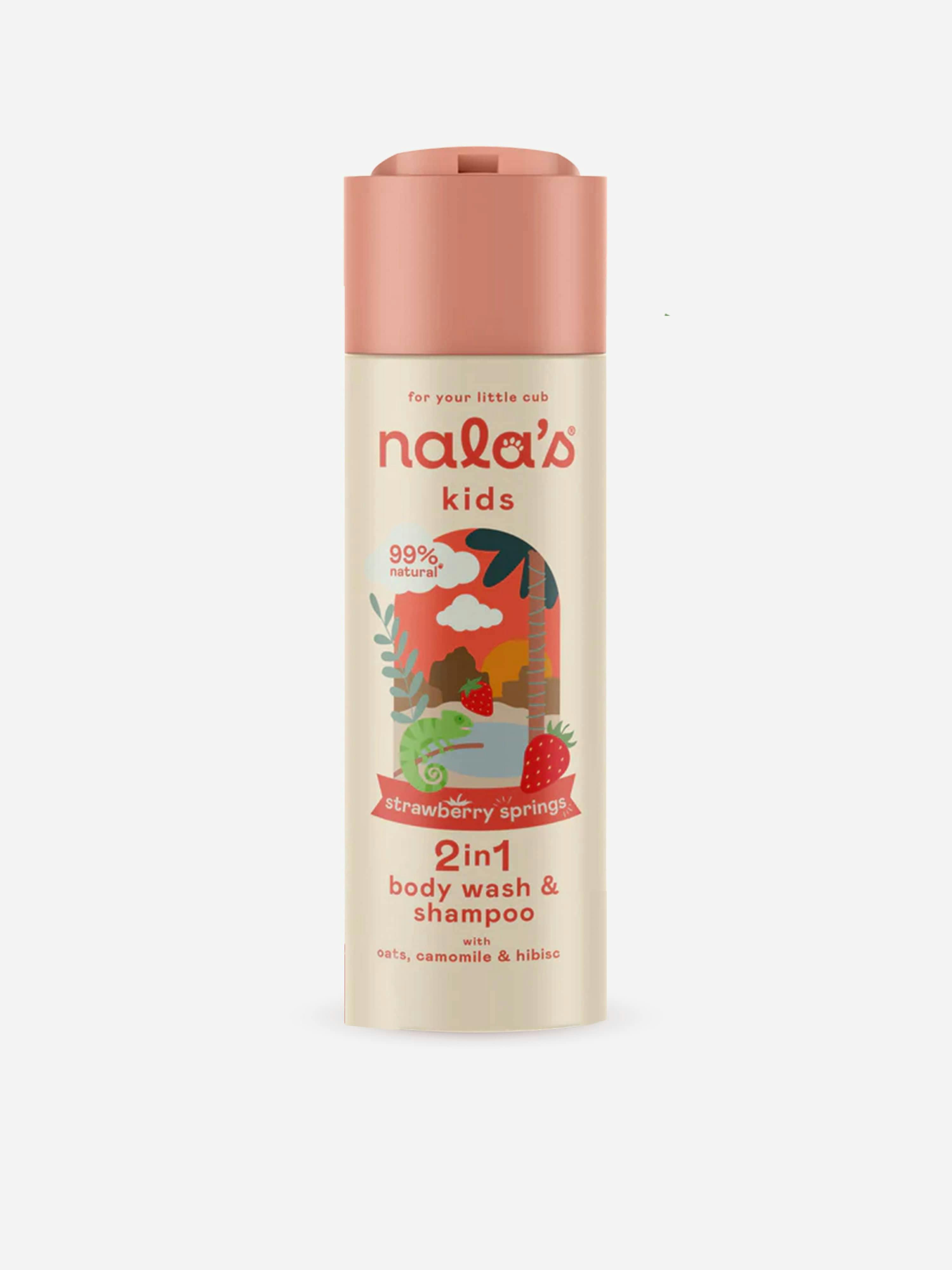 Nala's Baby Red 2 In 1 Wash & Shampoo Strawberry Springs 200Ml - One Size