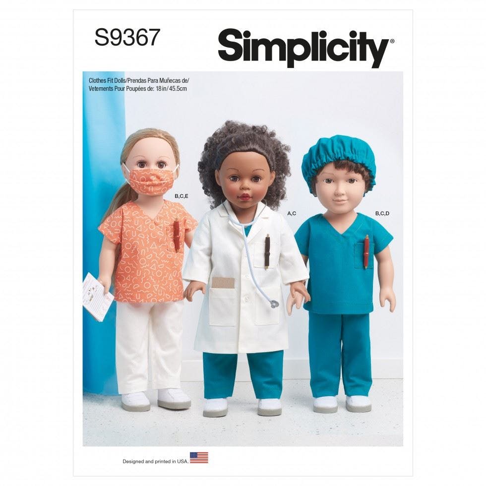 Simplicity Sewing Pattern 9367, Toys Os (One Size) - Easy - Os (One Size)