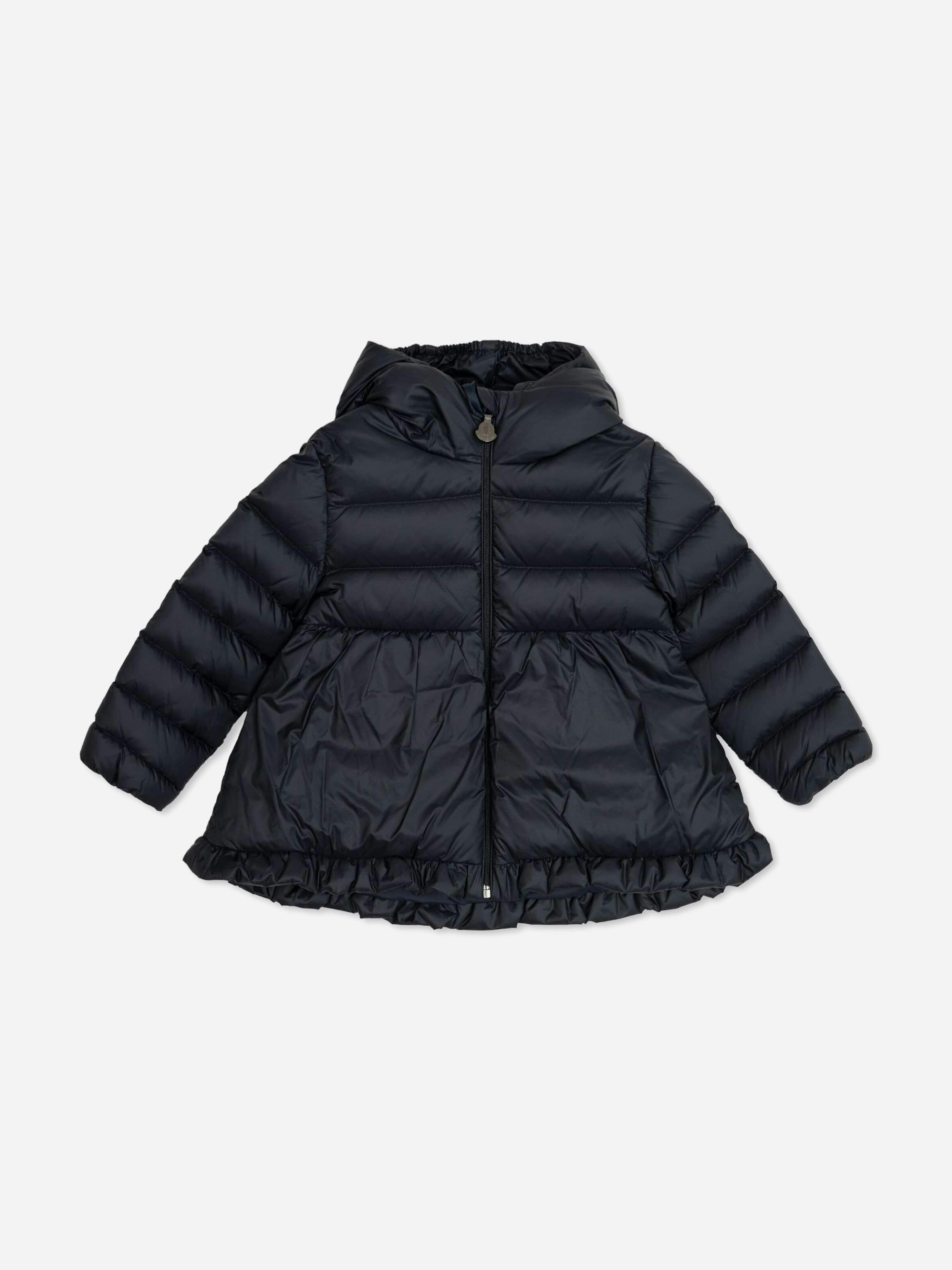 Moncler Enfant Women's Blue Baby Girls Down Padded Odile Jacket In Navy - 18 - 24 Mths