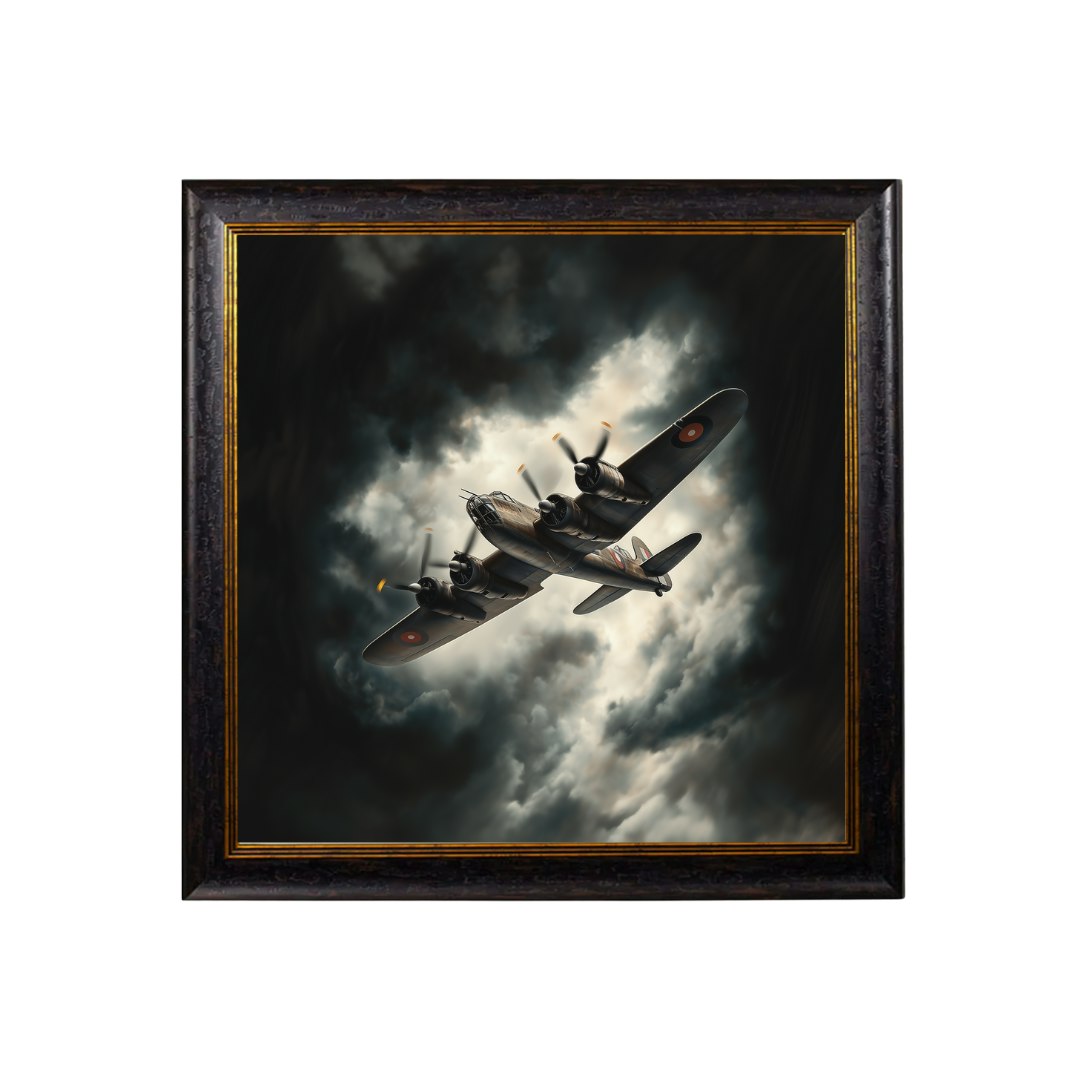 Rackhams Fighting Jets Square - 44 X 44 Cm - Oxford Square - Lancaster Bomber