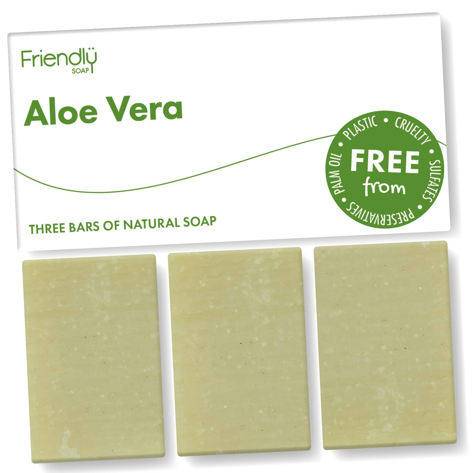 Friendly Soap Silver 3 Pack - Natural Soap - Aloe Vera Natural Soap