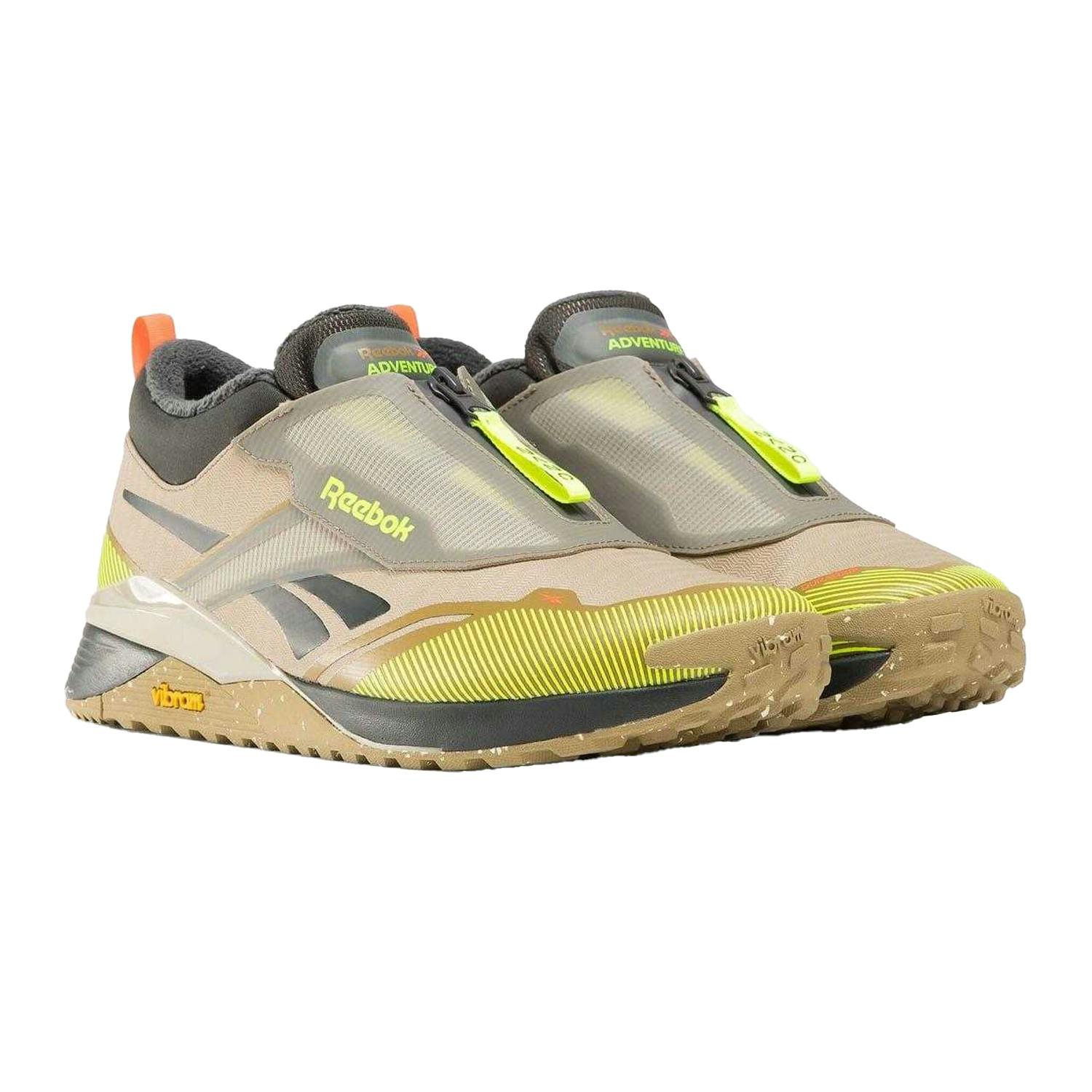 Reebok Unisex Beige/Green/Black Adult Nano X4 Adventure Winter Trainers - /Lime /Black/Light Grey - 6.5 Uk - /Lime /Black/Light Grey - 100% Mixed